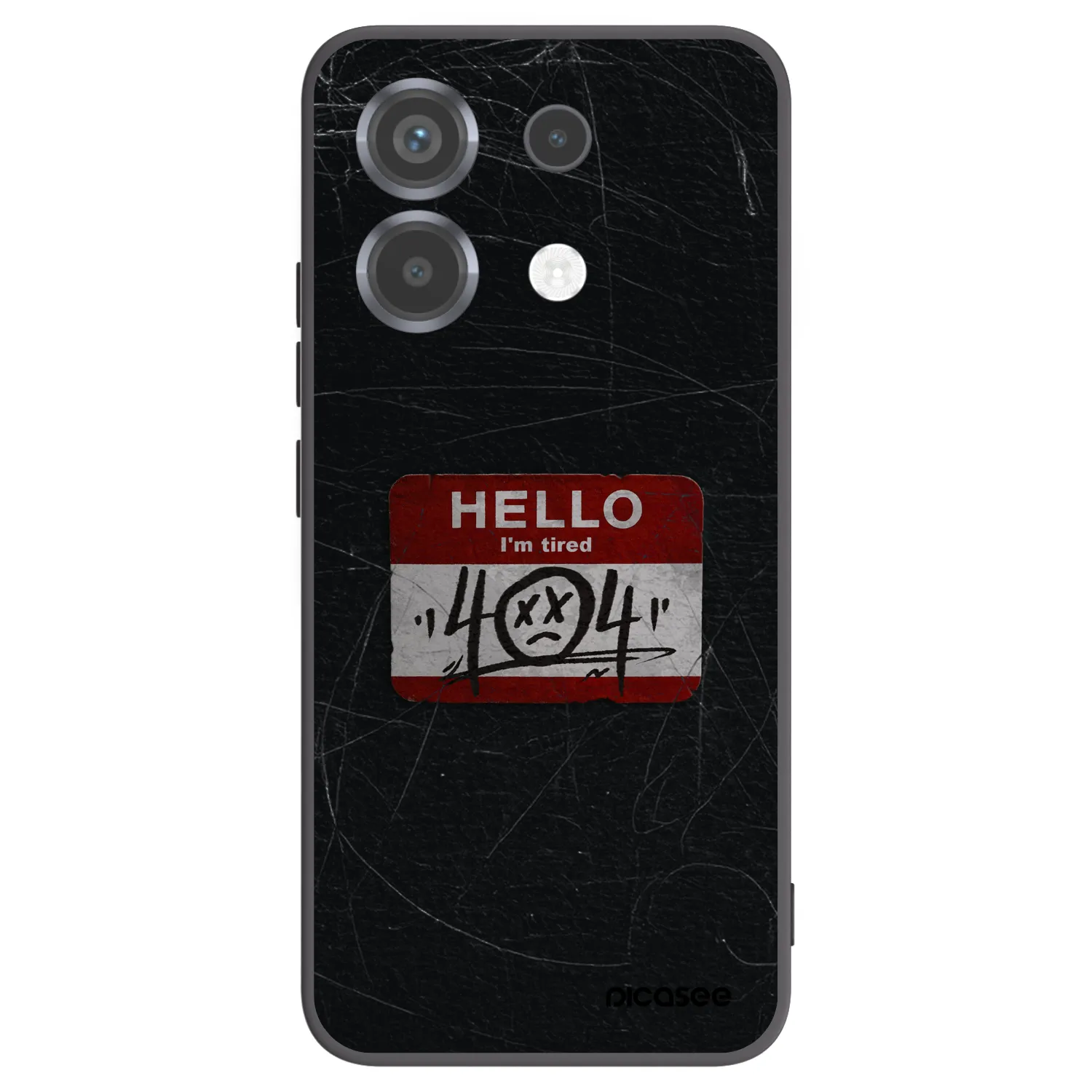 Picasee crna silikonska maskica za Xiaomi Poco X6 - HELLO 404