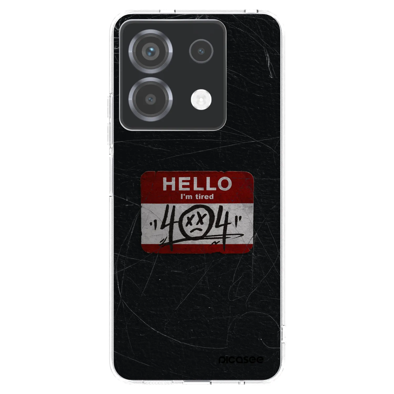Picasee silikonska prozirna maskica za Xiaomi Poco X6 - HELLO 404