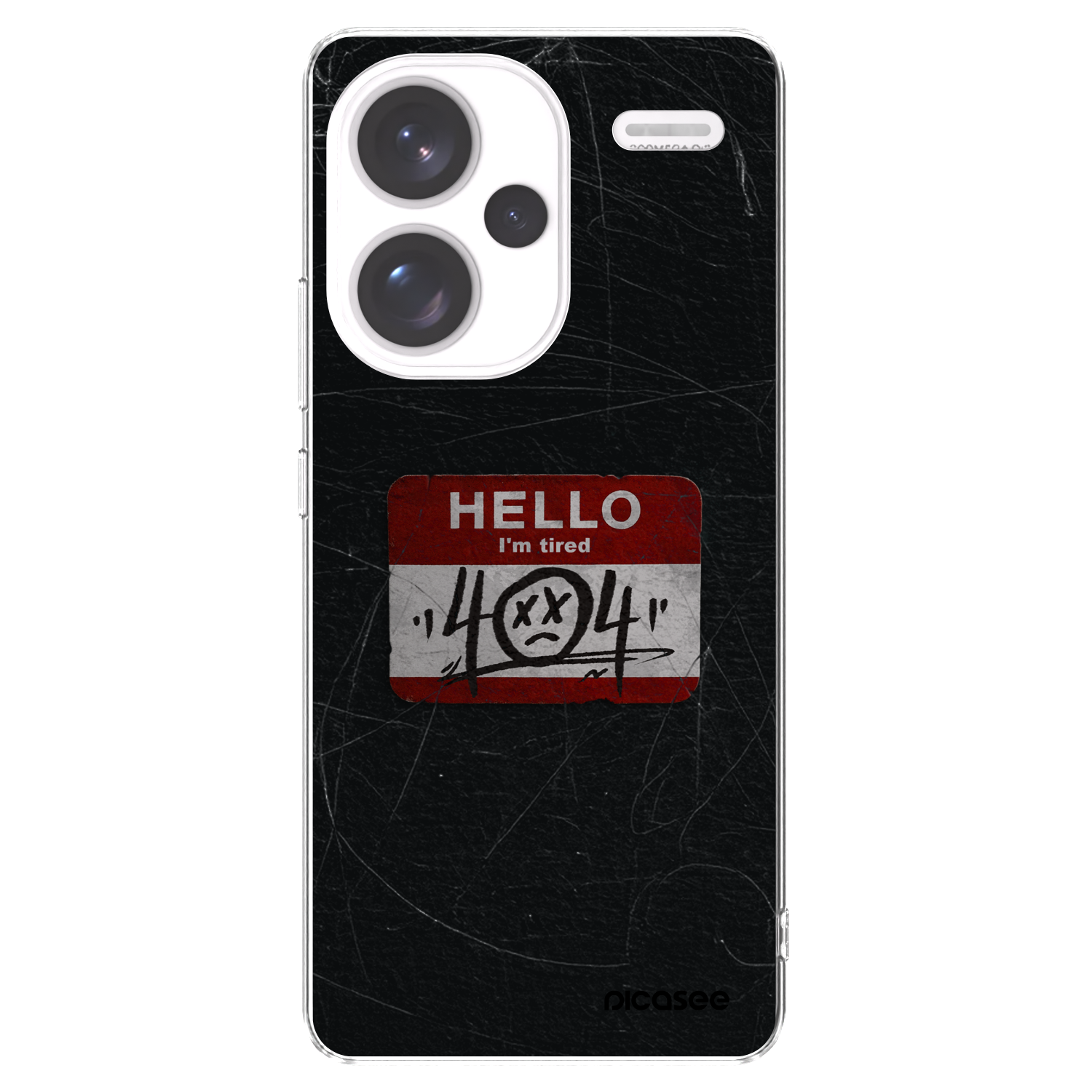 Picasee silikonska prozirna maskica za Xiaomi Redmi Note 13 Pro+ 5G - HELLO 404