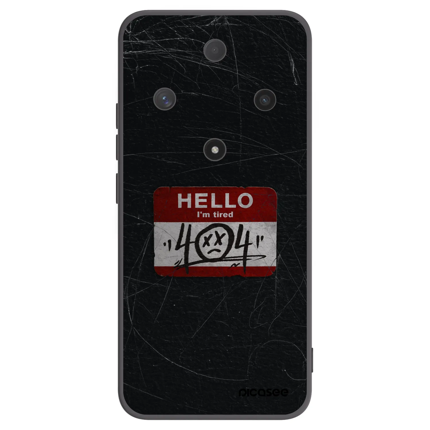 Picasee crna silikonska maskica za Honor Magic6 Lite 5G - HELLO 404