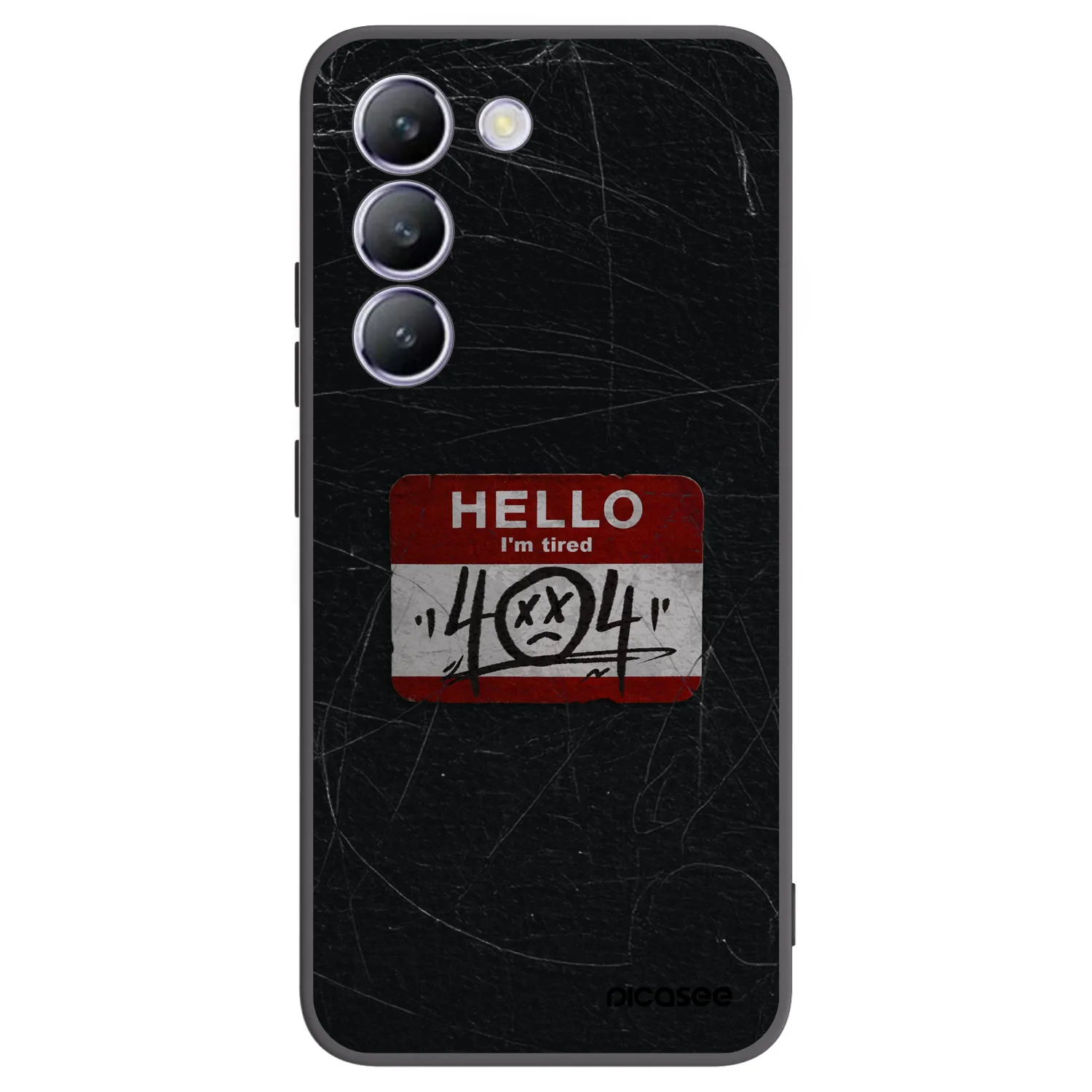 Picasee crna silikonska maskica za Vivo V40 SE 5G - HELLO 404