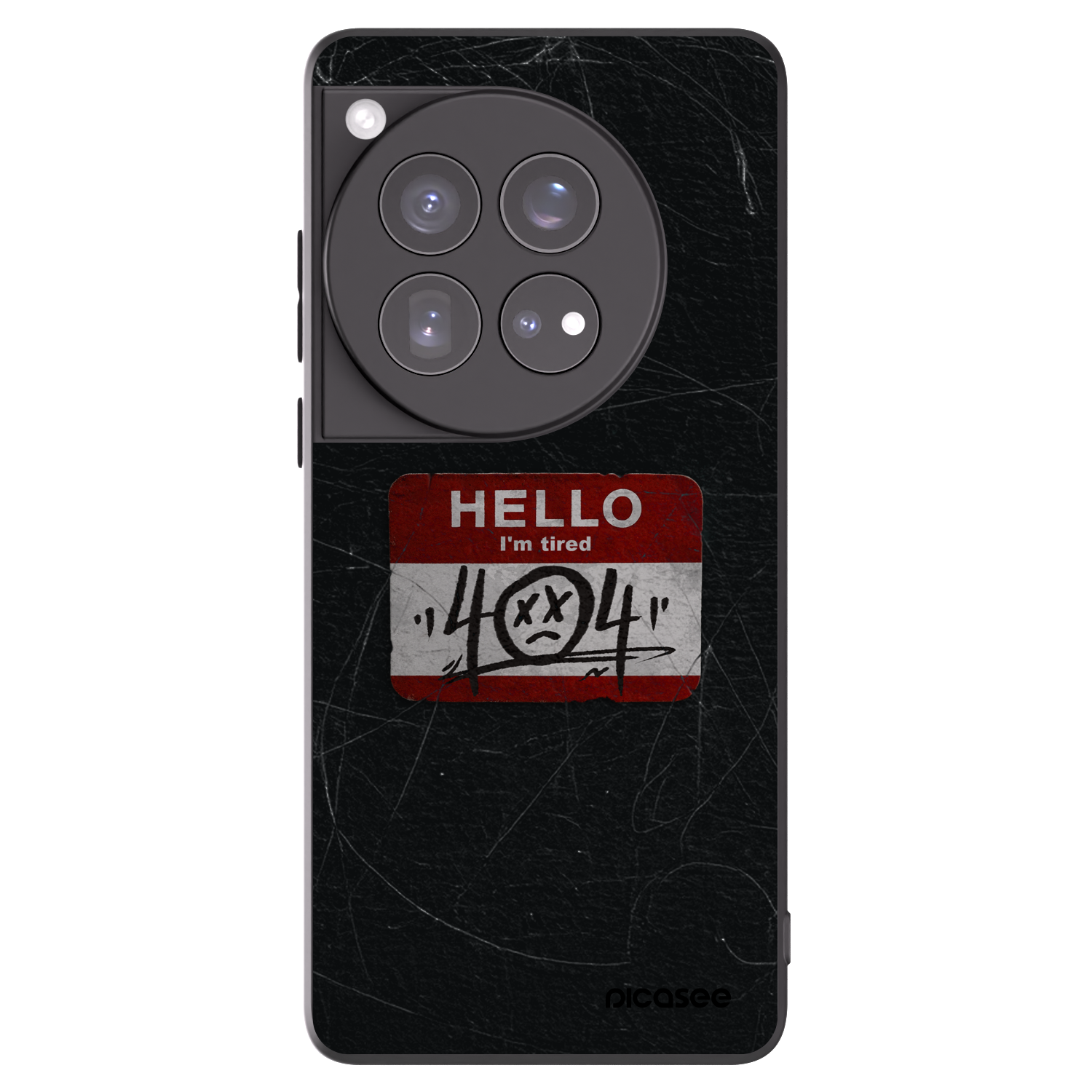 Picasee crna silikonska maskica za OnePlus 12 5G - HELLO 404