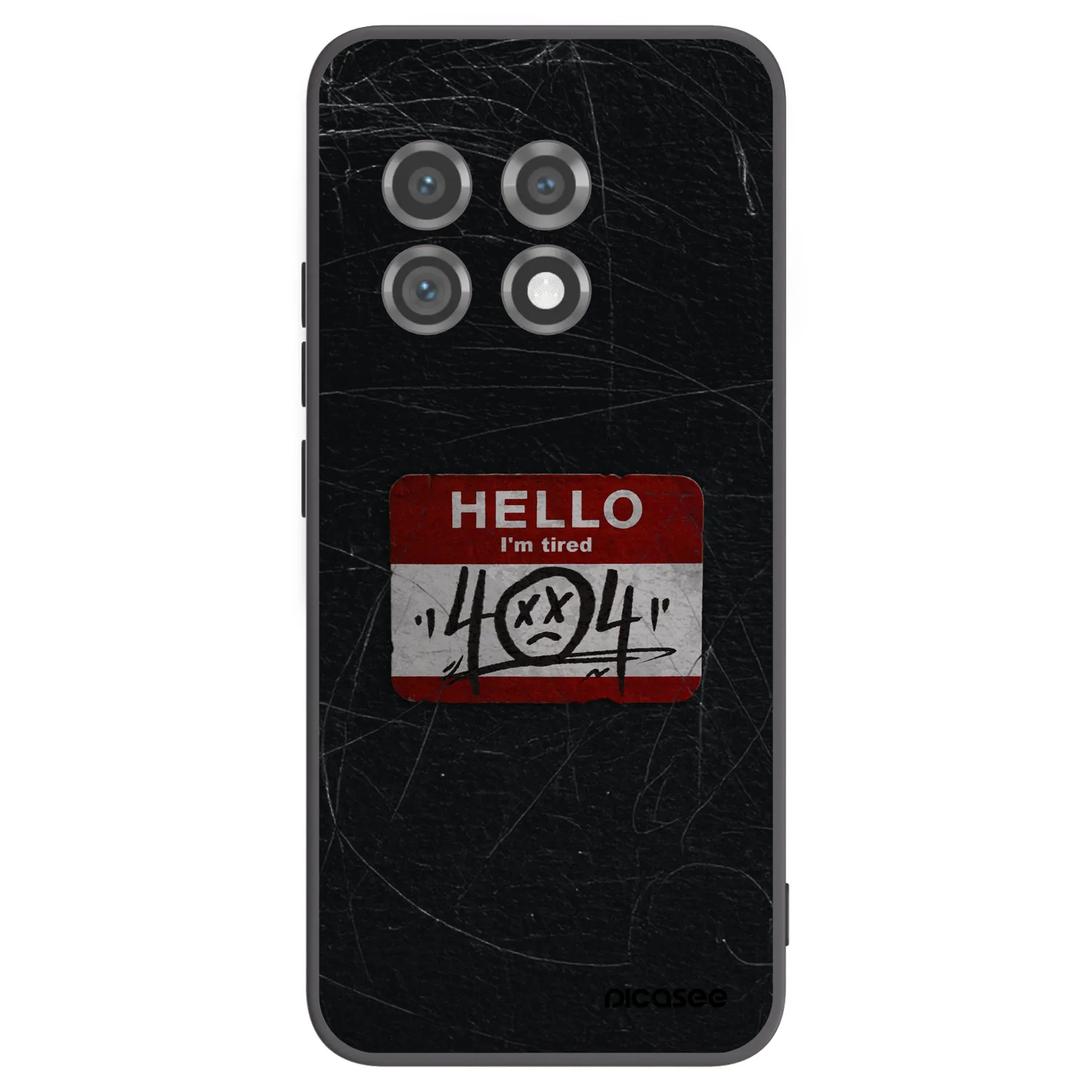 Picasee crna silikonska maskica za OnePlus 11 5G - HELLO 404