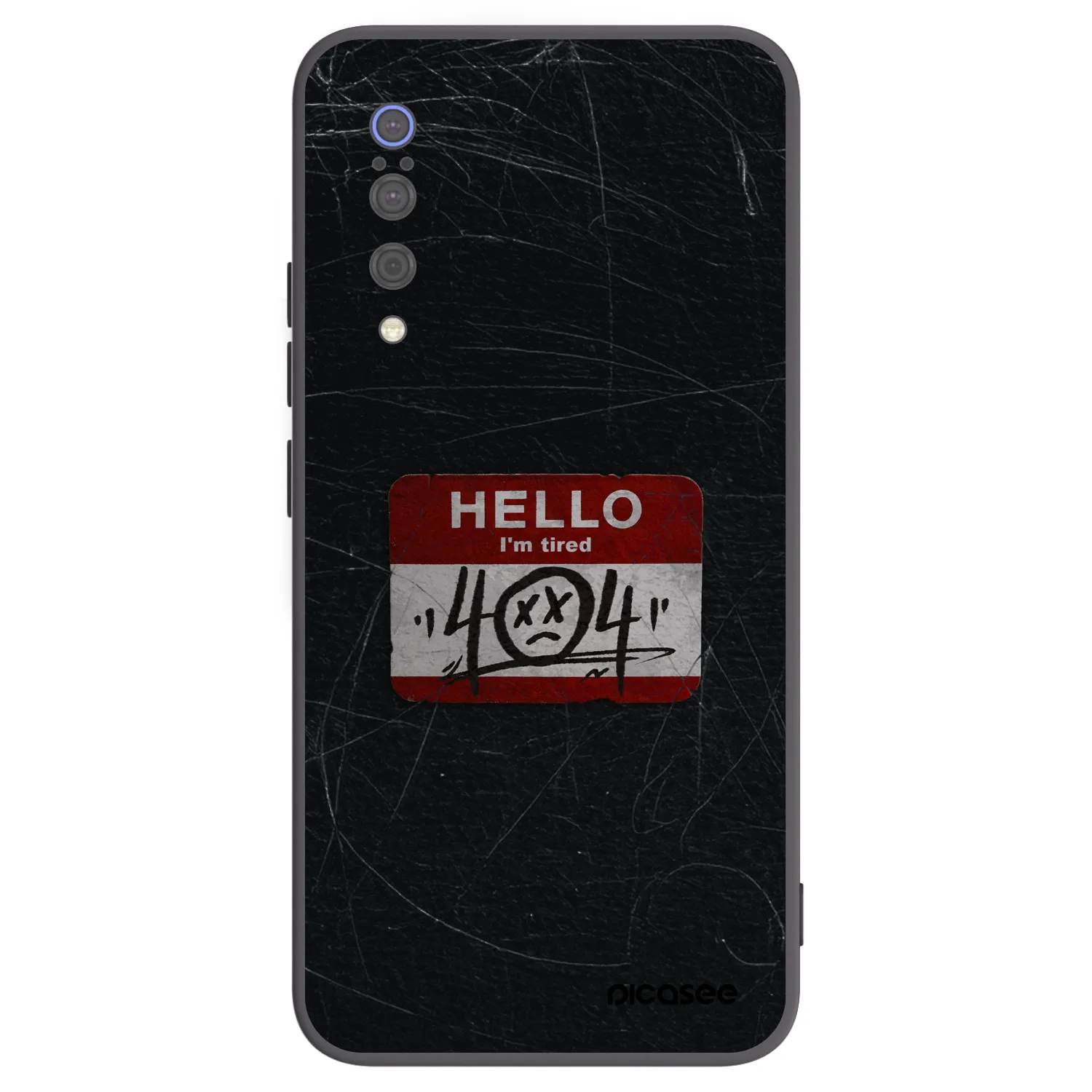 Picasee crna silikonska maskica za Xiaomi Mi 9 - HELLO 404