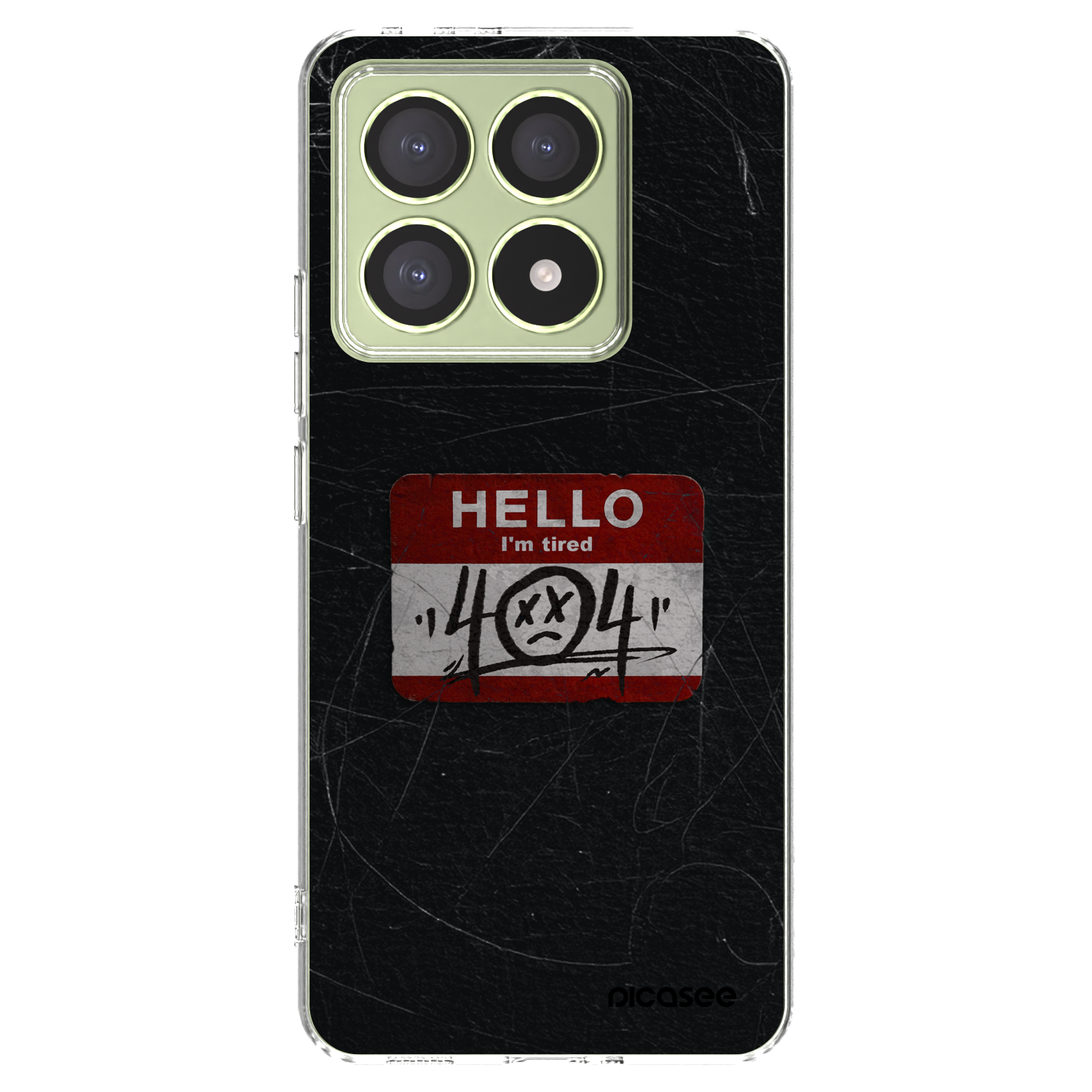 Picasee silikonska prozirna maskica za Xiaomi 14T - HELLO 404