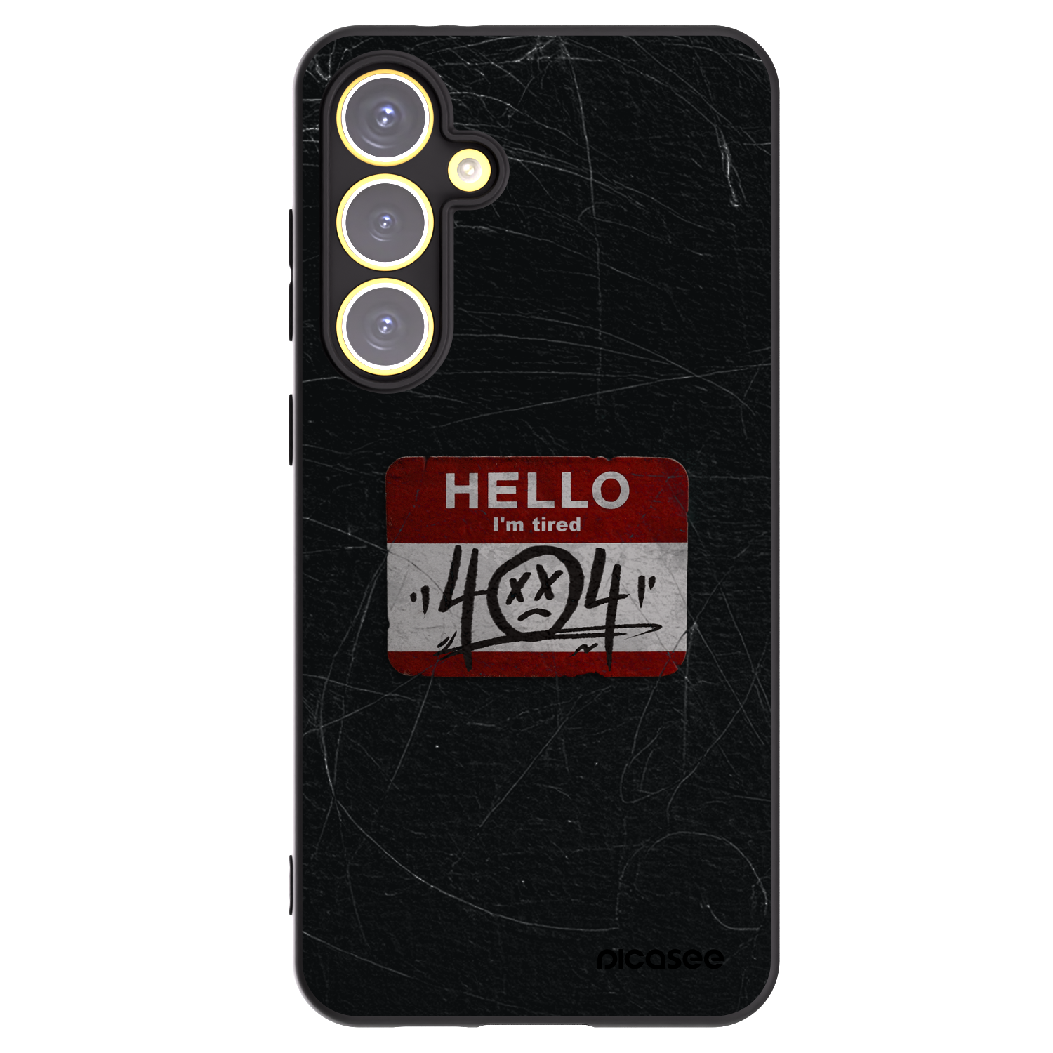 Picasee crna silikonska maskica za Samsung Galaxy S24 FE S721B - HELLO 404