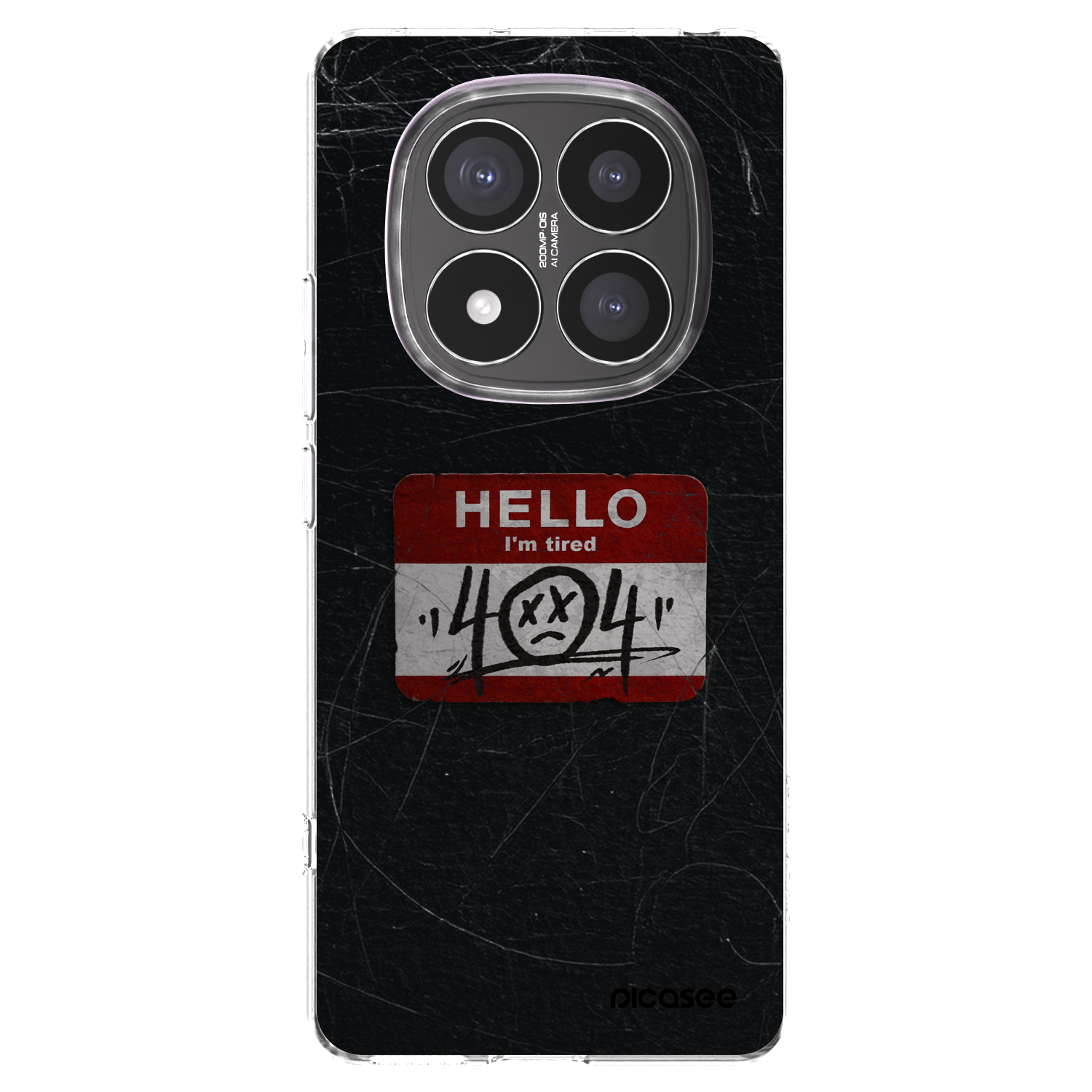 Picasee silikonska prozirna maskica za Xiaomi Redmi Note 14 Pro+ 5G - HELLO 404