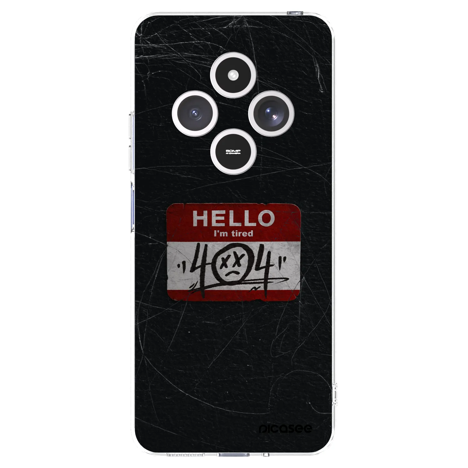 Picasee silikonska prozirna maskica za Xiaomi Redmi 14C - HELLO 404