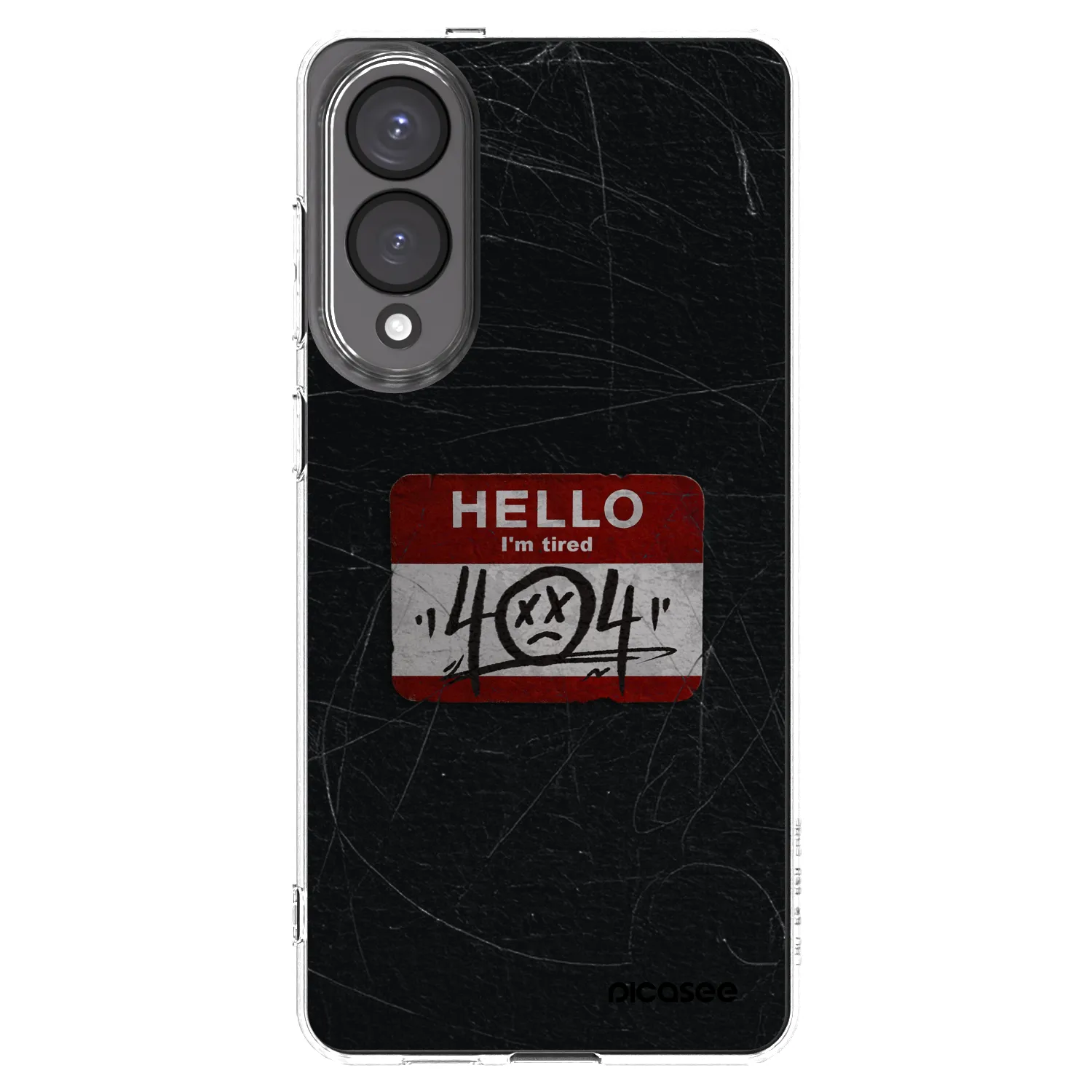 Picasee silikonska prozirna maskica za Samsung Galaxy S25 Edge 5G - HELLO 404