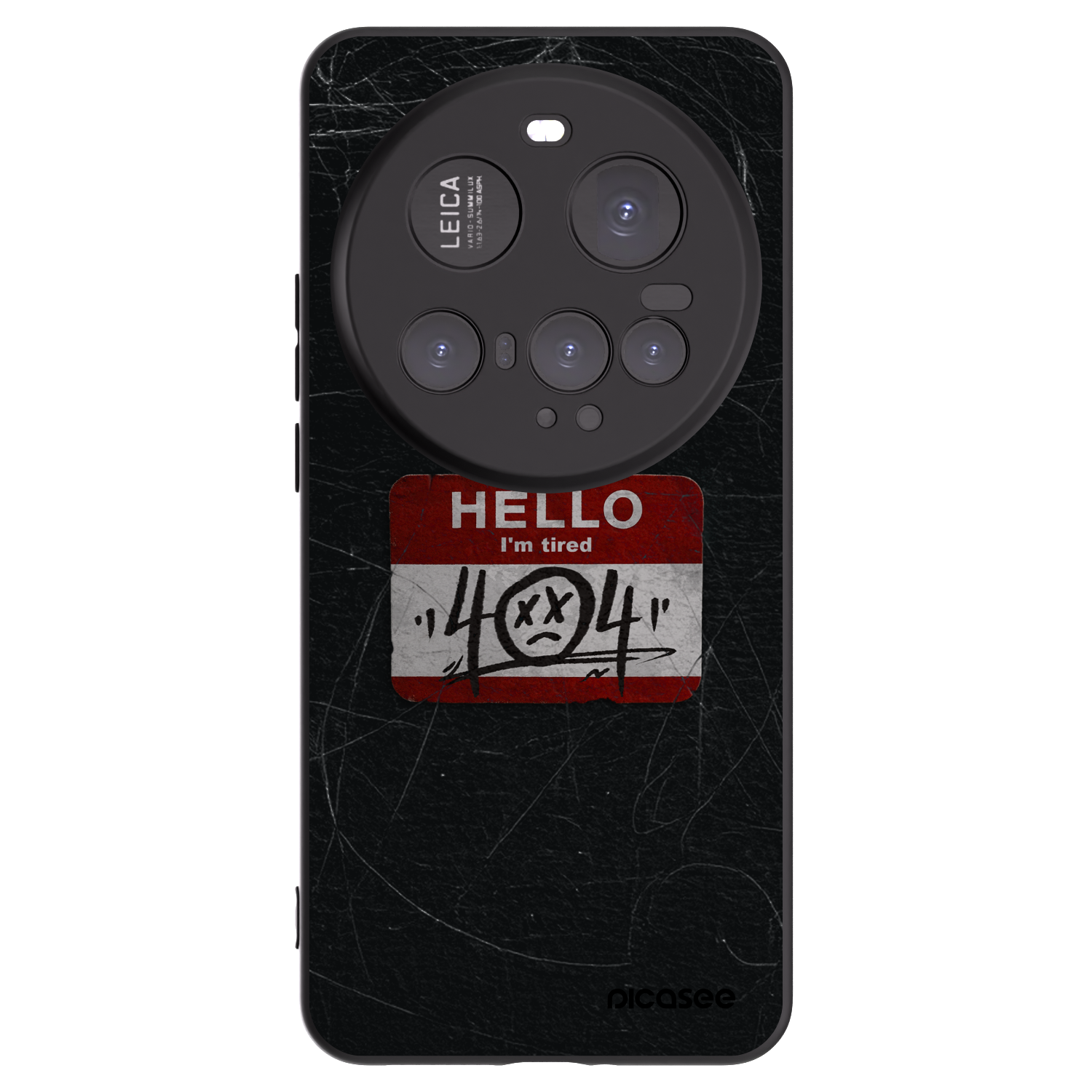 Picasee crna silikonska maskica za Xiaomi 15 Ultra - HELLO 404