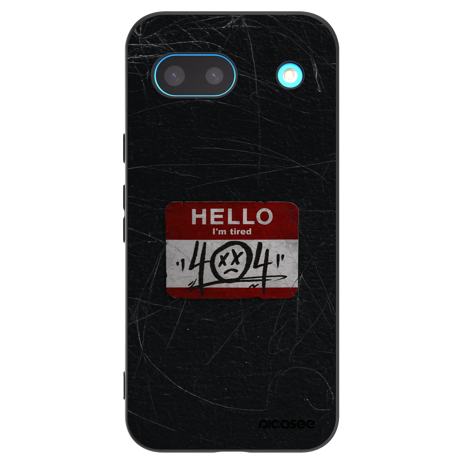 Picasee crna silikonska maskica za Google Pixel 8a - HELLO 404