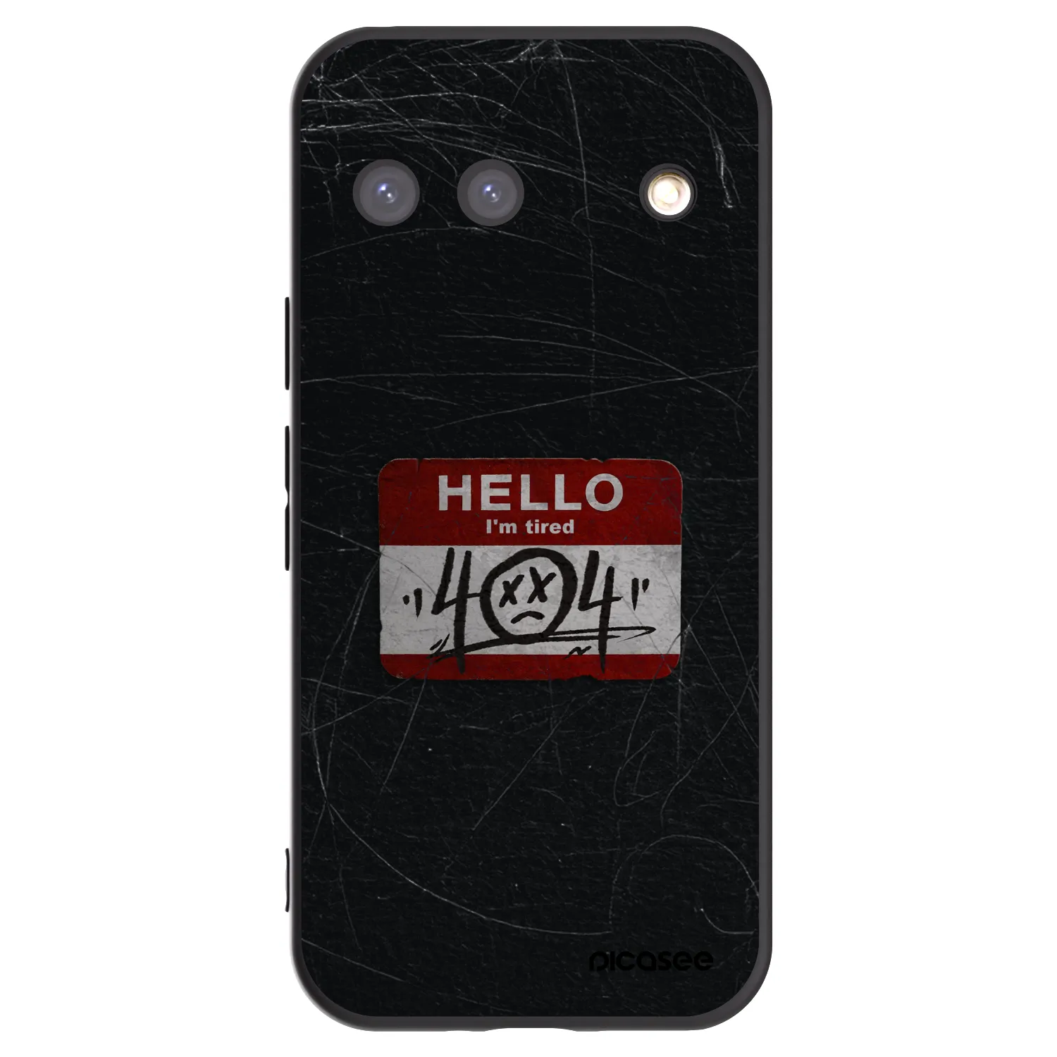 Picasee crna silikonska maskica za Google Pixel 9 - HELLO 404