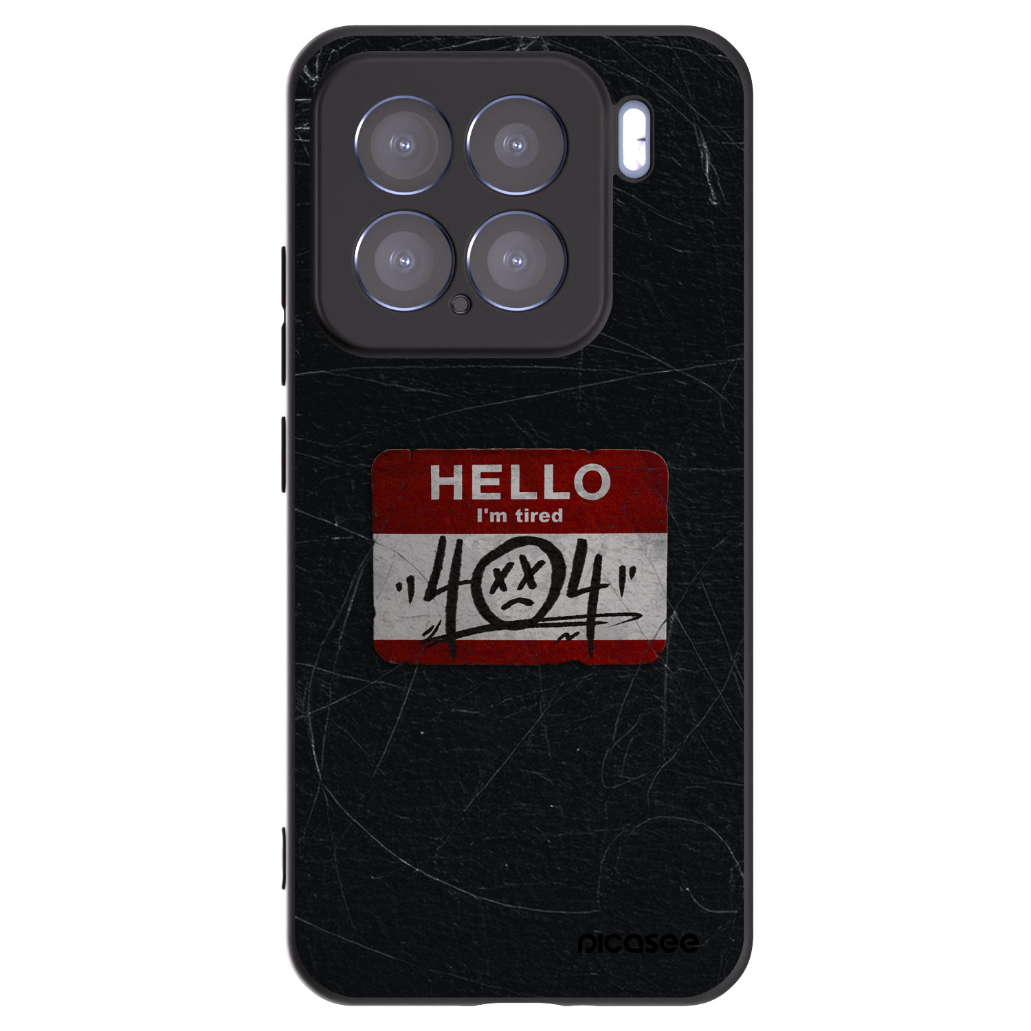 Picasee crna silikonska maskica za Xiaomi 15 - HELLO 404