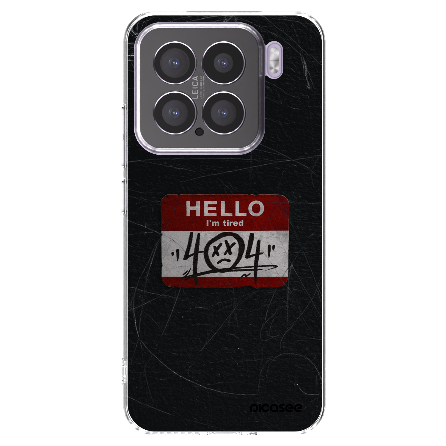Picasee silikonska prozirna maskica za Xiaomi 15 - HELLO 404
