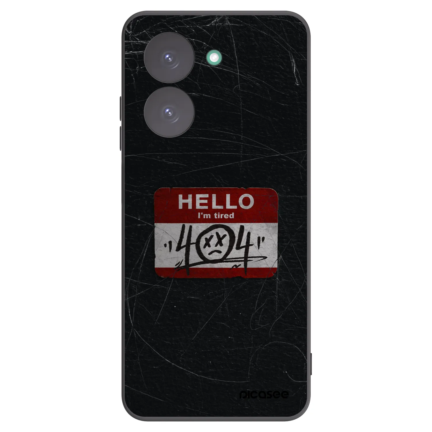 Picasee crna silikonska maskica za Xiaomi Redmi A5 - HELLO 404