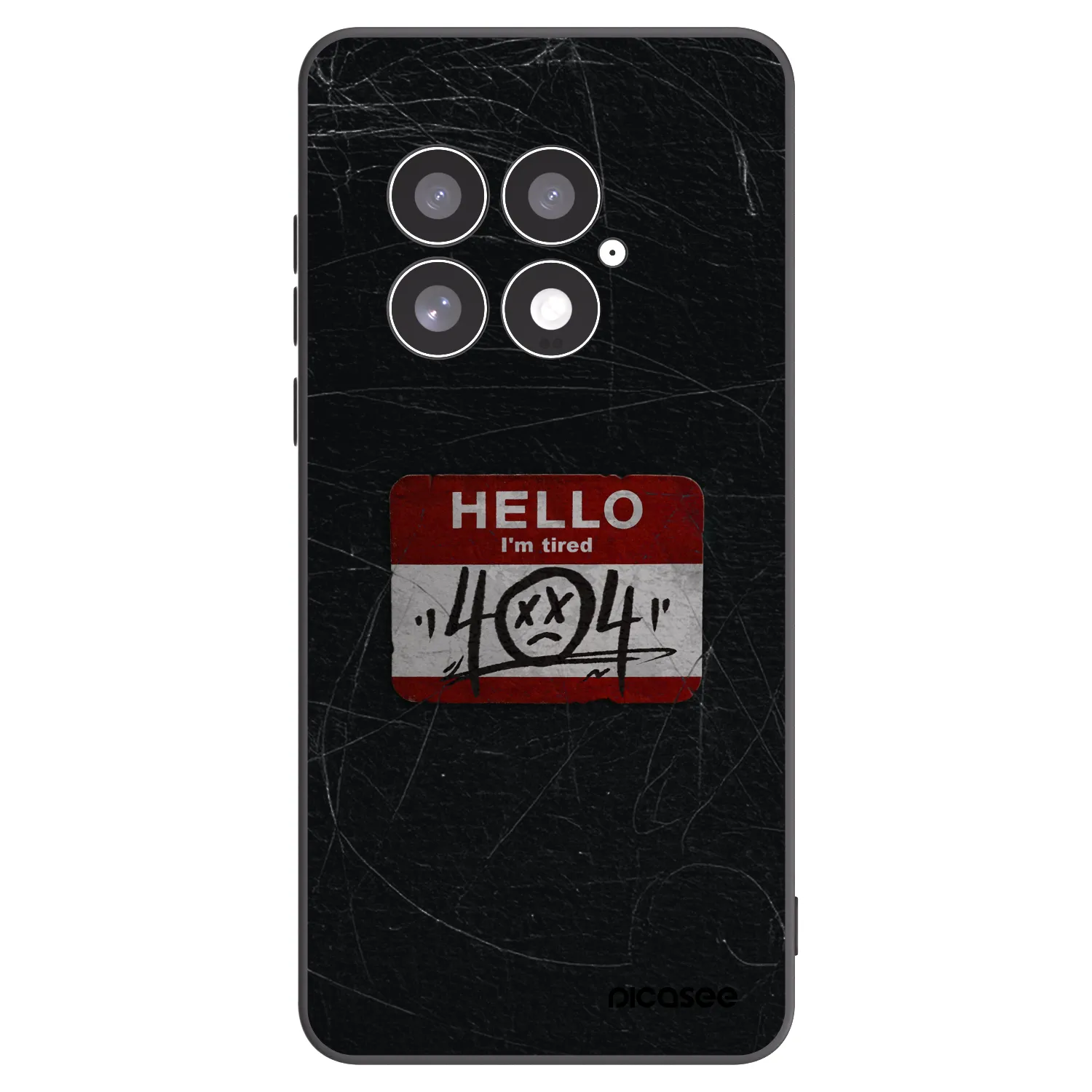 Picasee crna silikonska maskica za OnePlus 13 5G - HELLO 404
