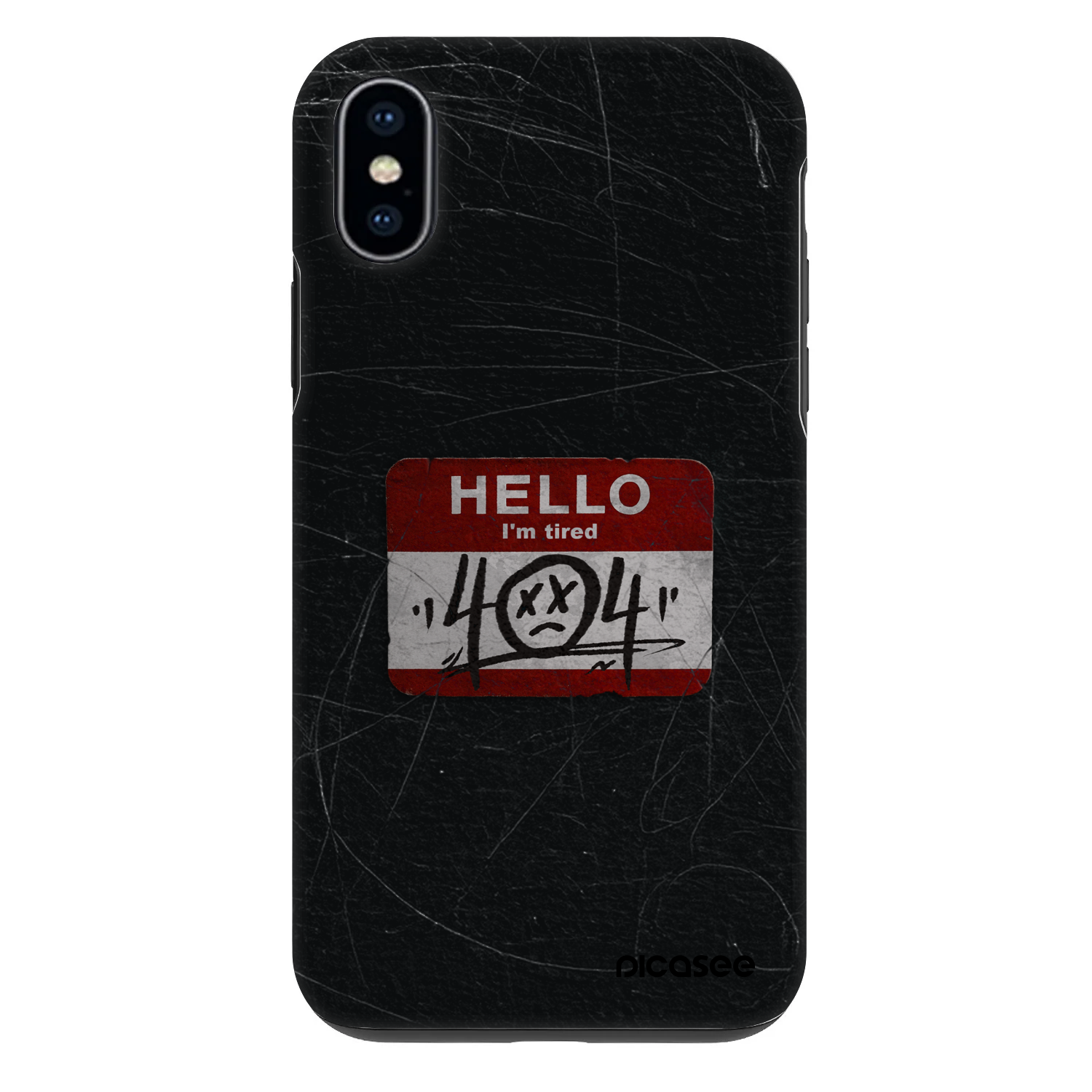 Picasee Fashion Case za Apple iPhone X/XS - HELLO 404