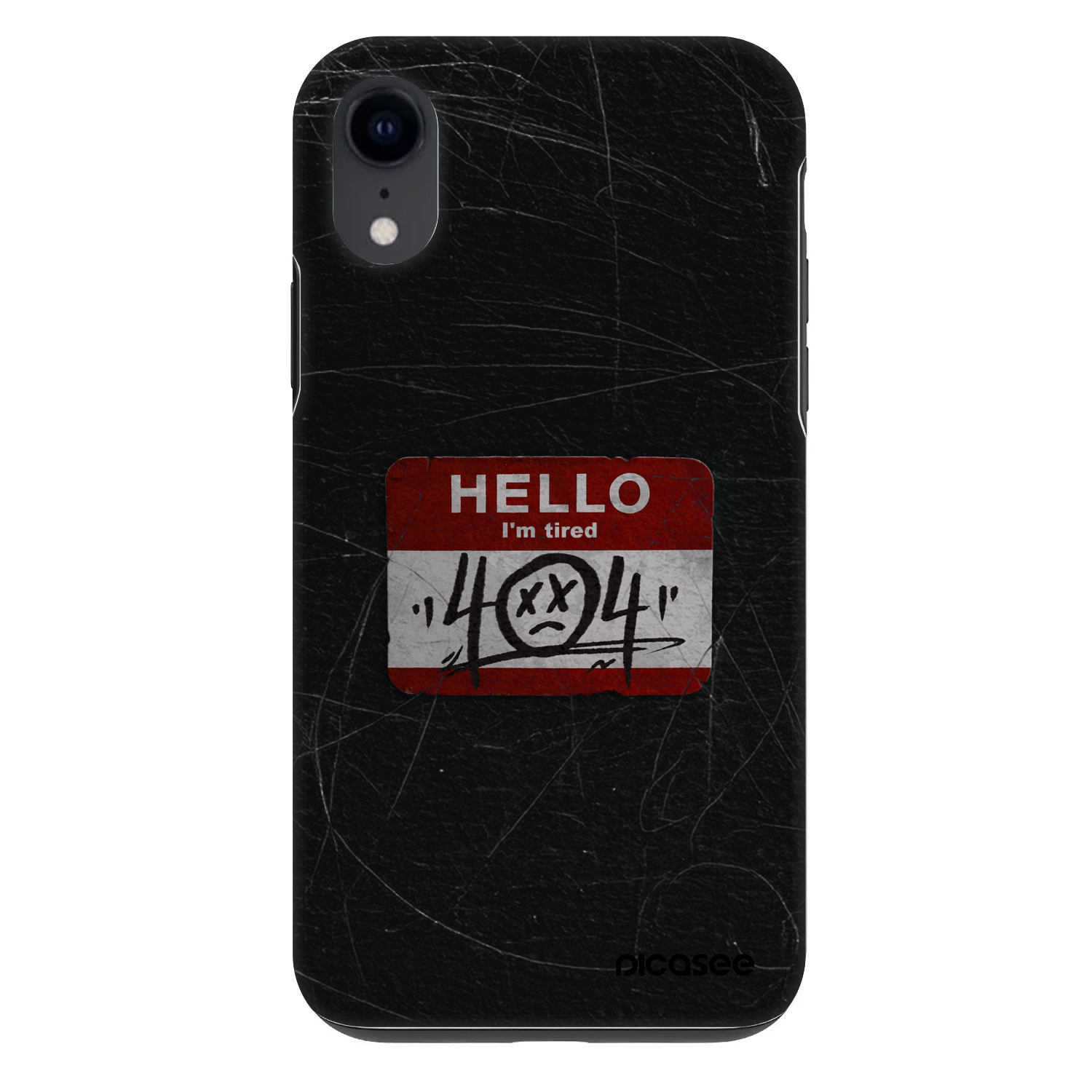 Picasee Fashion Case za Apple iPhone XR - HELLO 404