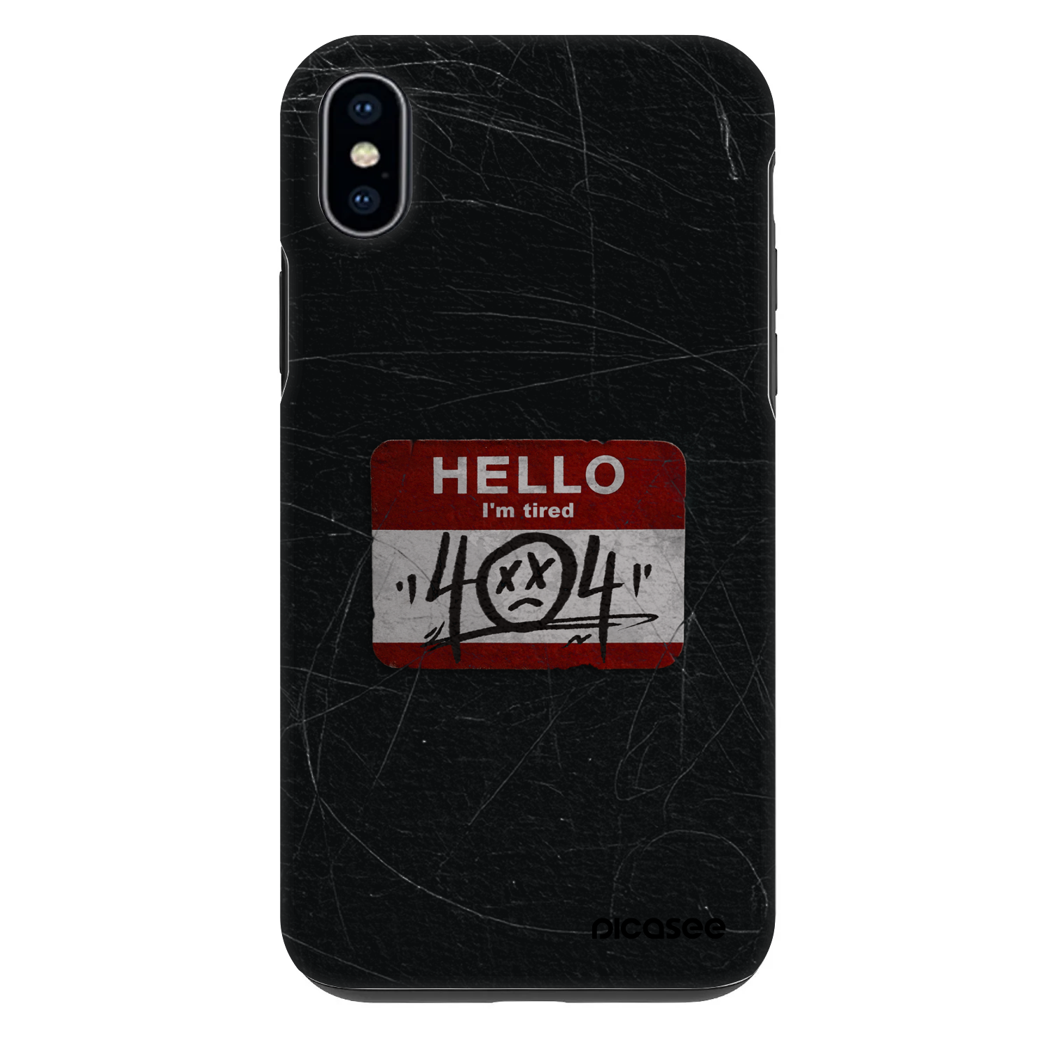 Picasee Fashion Case za Apple iPhone XS Max - HELLO 404