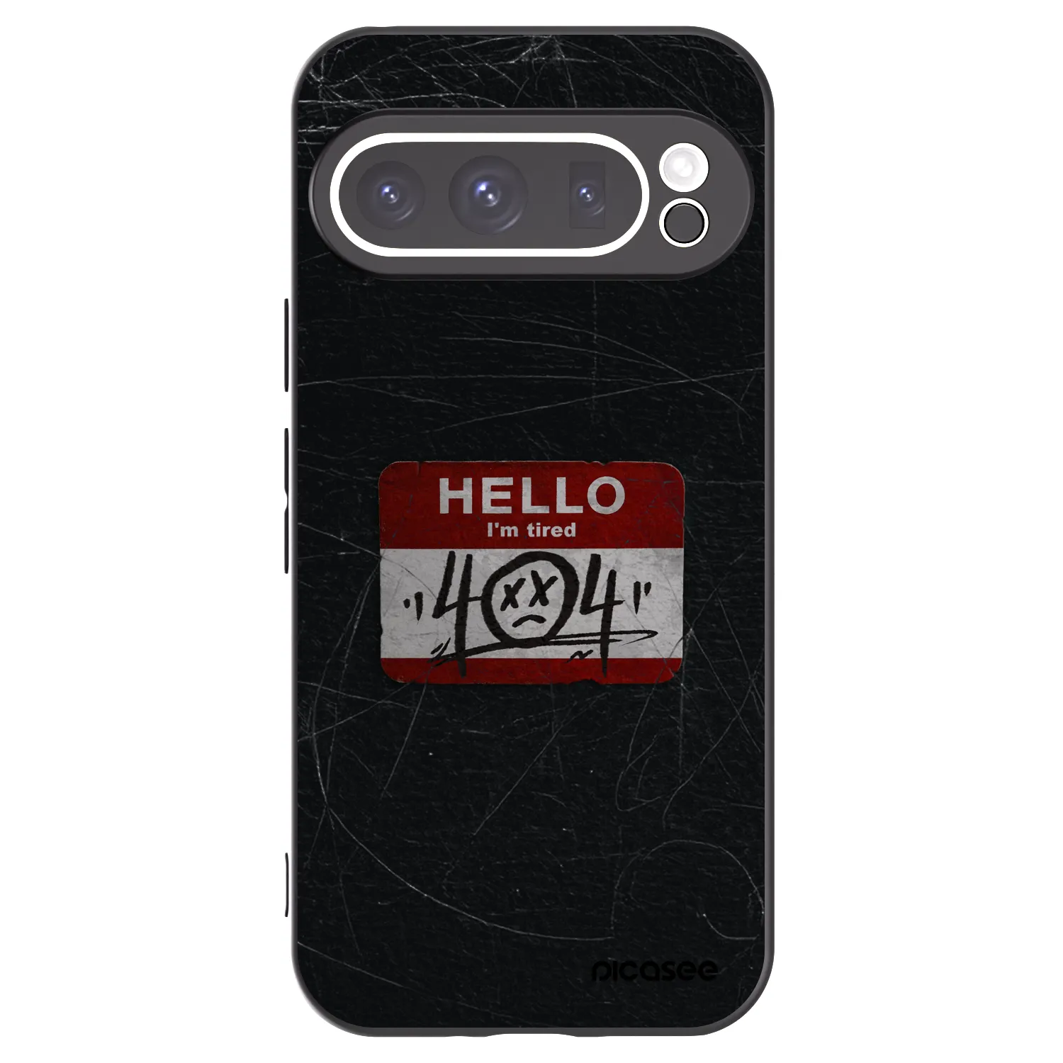 Picasee crna silikonska maskica za Google Pixel 9 Pro XL - HELLO 404