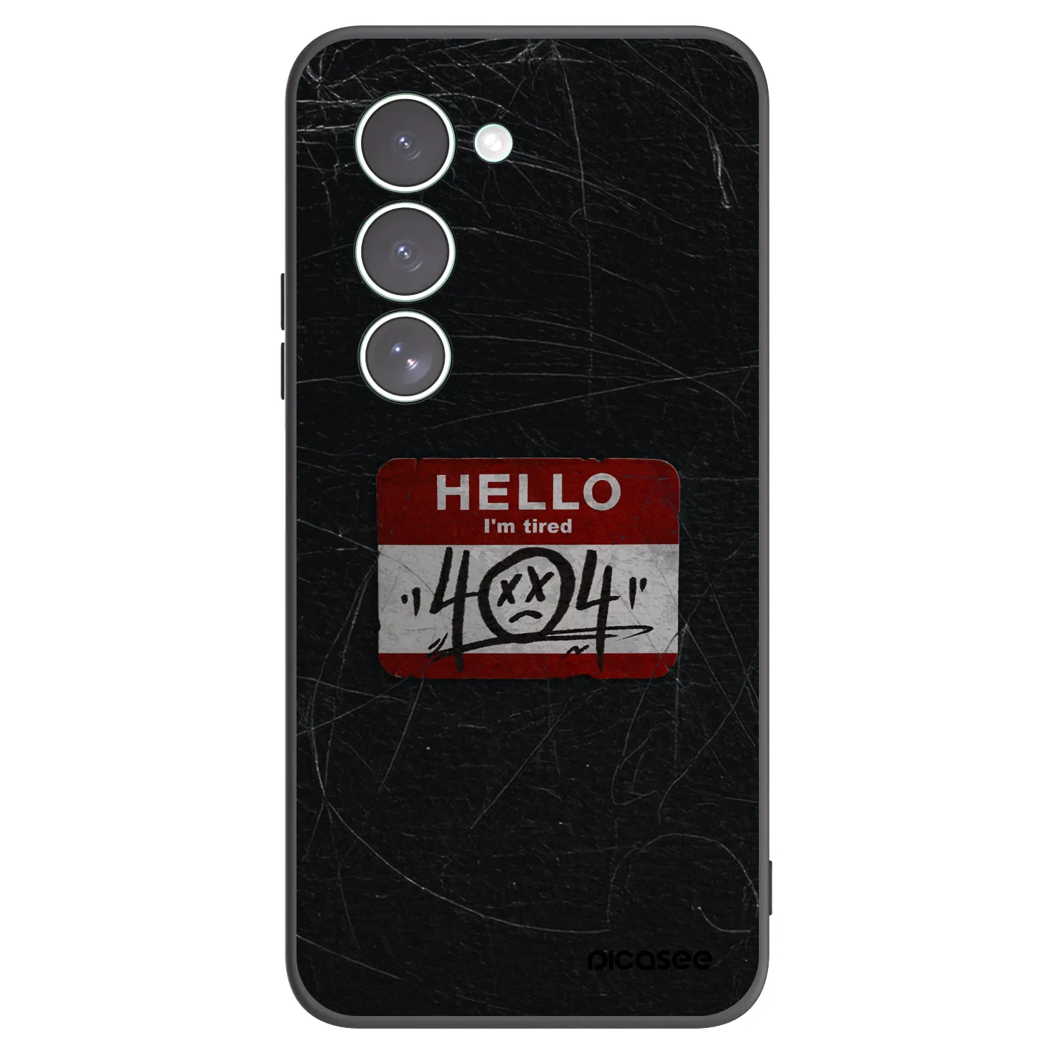 Picasee crna silikonska maskica za Xiaomi Redmi 15 5G - HELLO 404