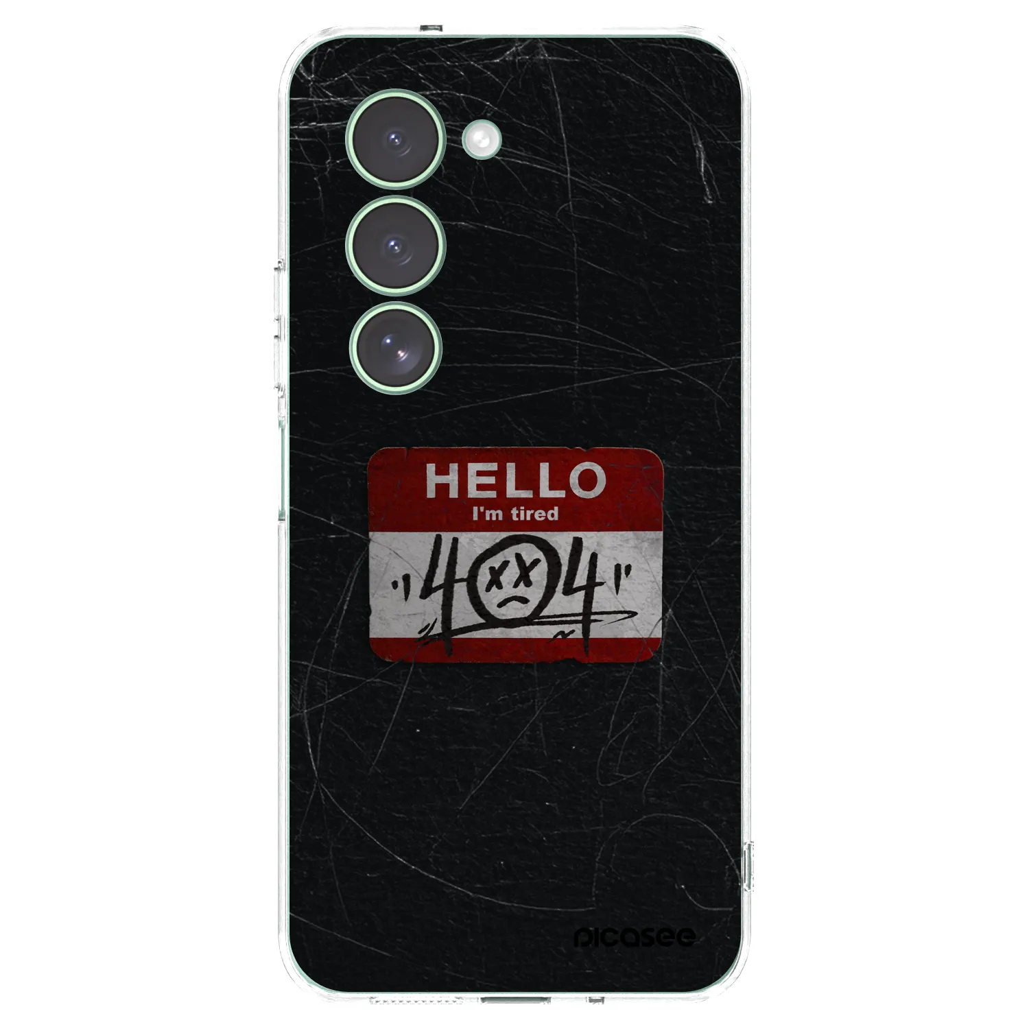 Picasee silikonska prozirna maskica za Xiaomi Redmi 15 5G - HELLO 404