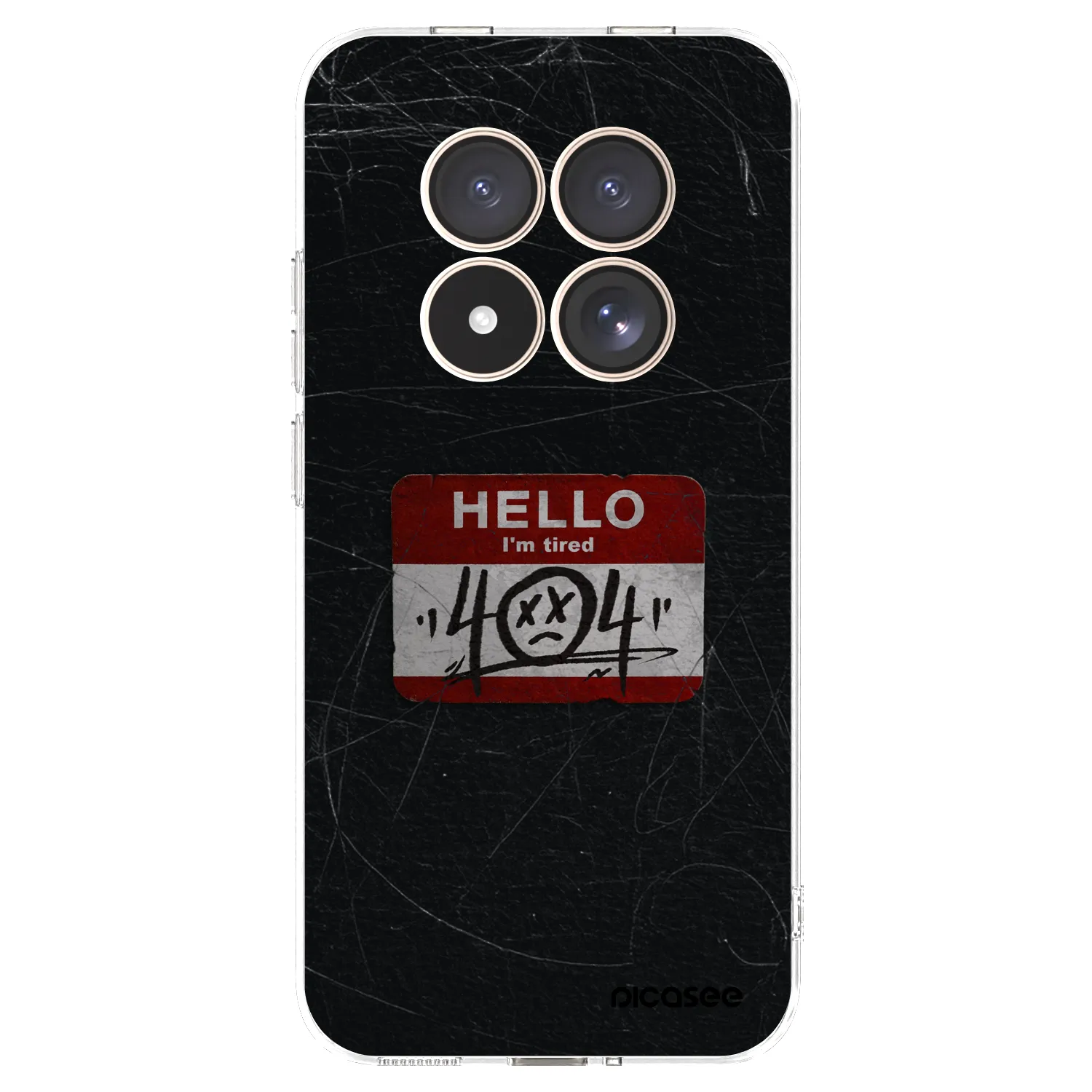 Picasee silikonska prozirna maskica za Xiaomi Redmi Note 15 Pro 4G - HELLO 404