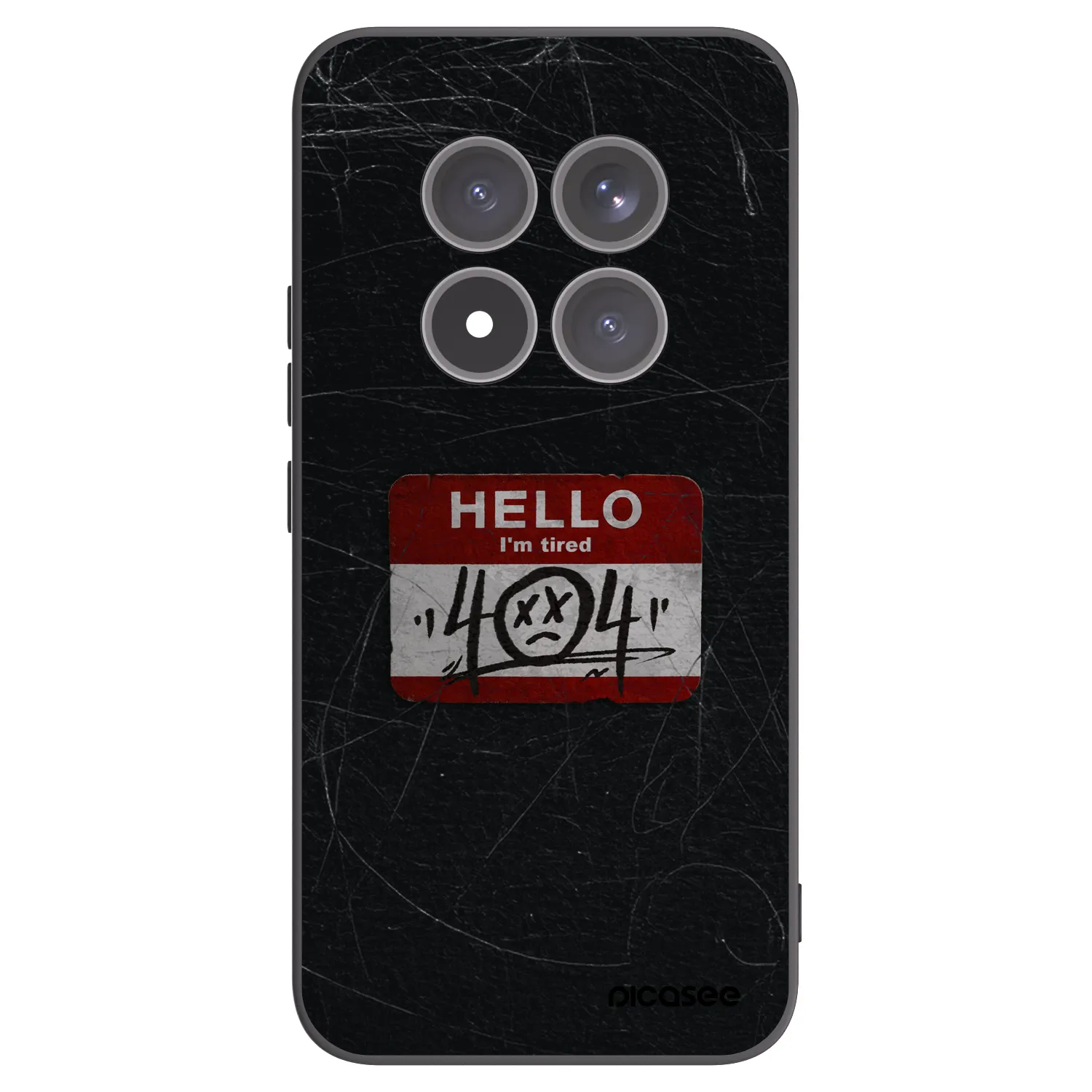Picasee crna silikonska maskica za Xiaomi Redmi Note 15 Pro+ - HELLO 404