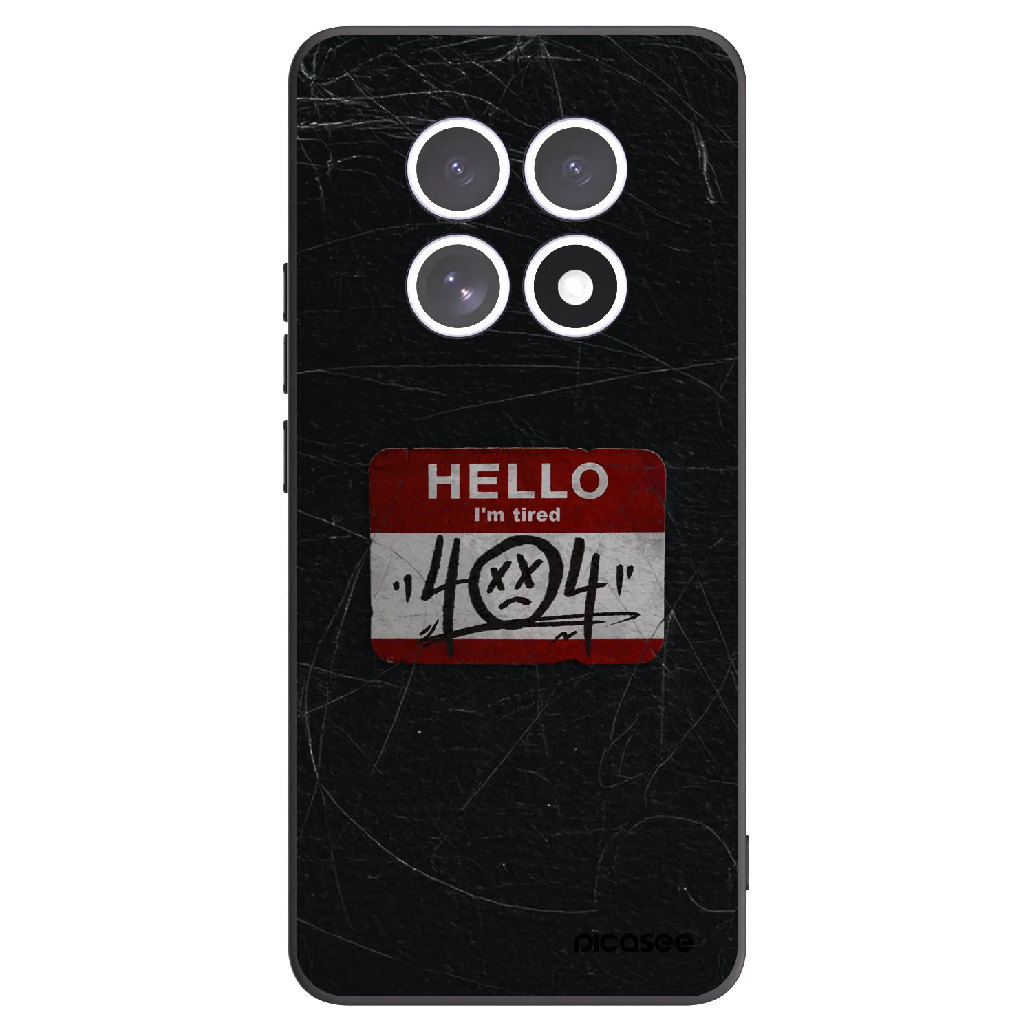 Picasee crna silikonska maskica za Xiaomi Redmi Note 15 - HELLO 404