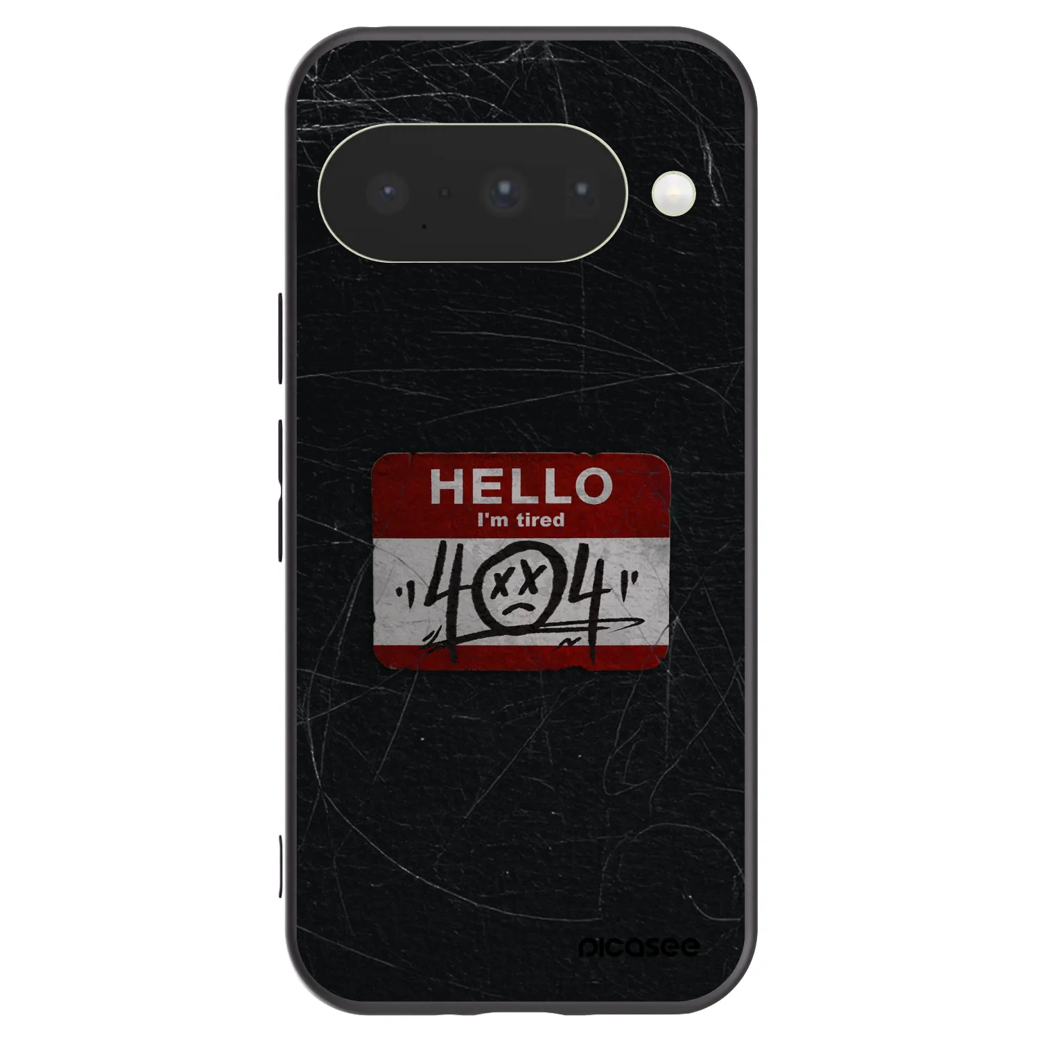 Picasee crna silikonska maskica za Google Pixel 10 - HELLO 404
