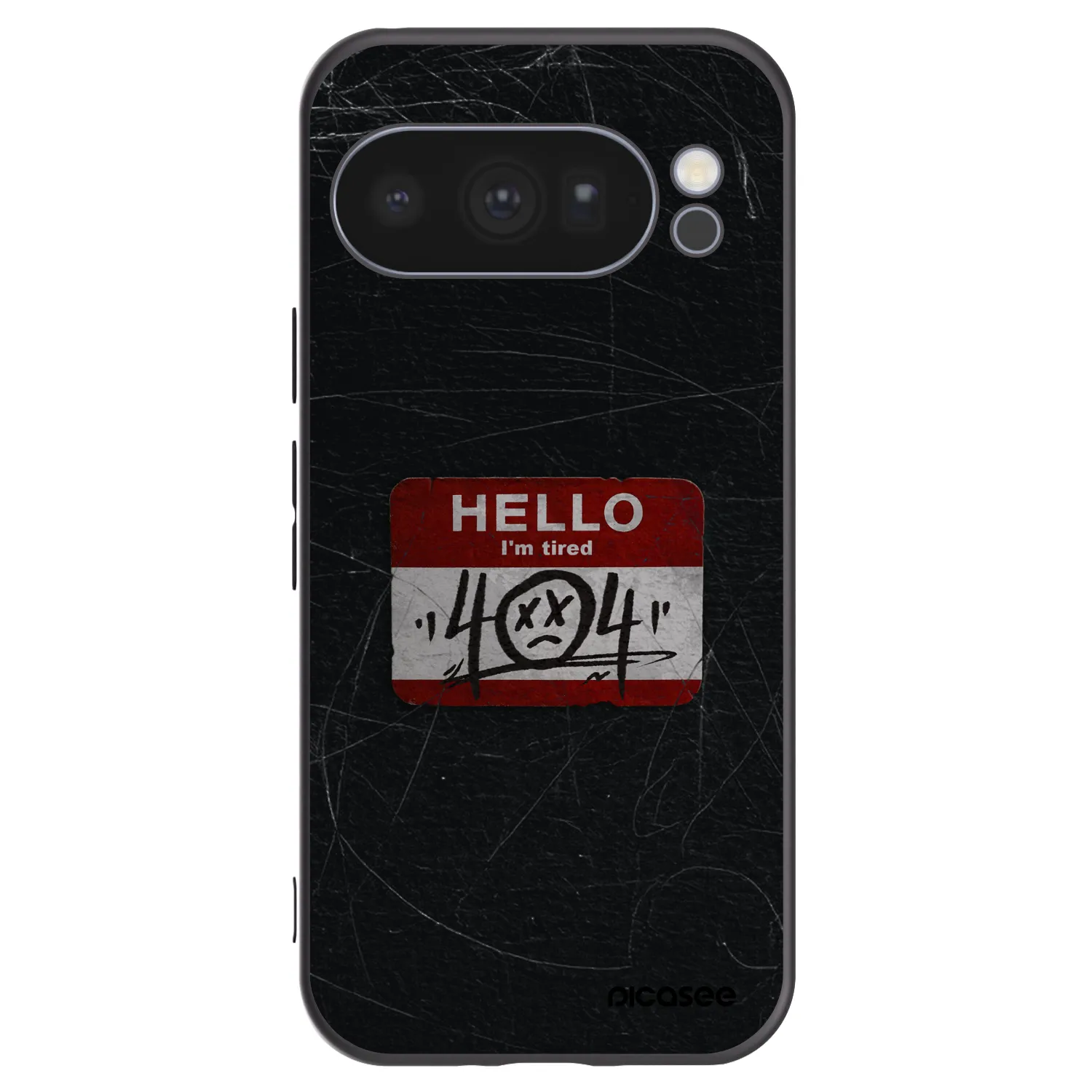 Picasee crna silikonska maskica za Google Pixel 10 Pro - HELLO 404