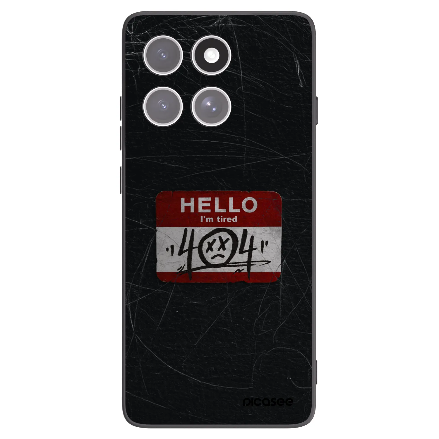 Picasee crna silikonska maskica za Motorola Edge 60 Fusion - HELLO 404