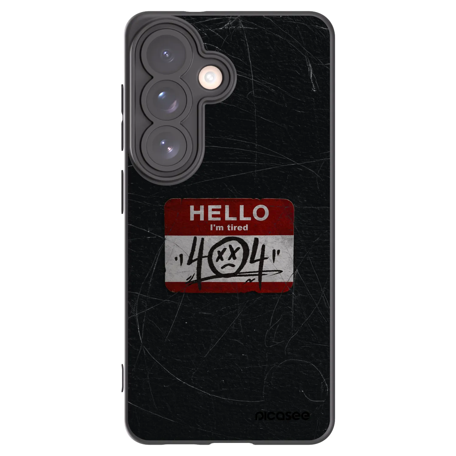 Picasee crna silikonska maskica za Samsung Galaxy S26 - HELLO 404