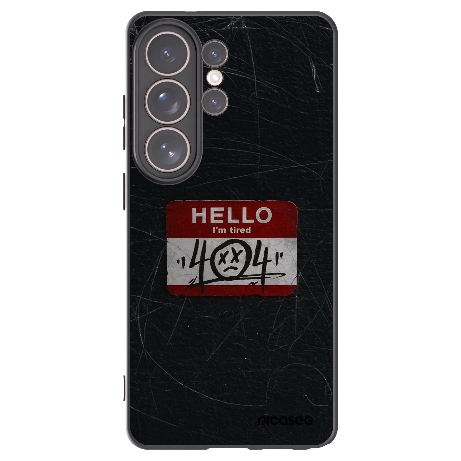 Picasee crna silikonska maskica za Samsung Galaxy S26 Ultra - HELLO 404