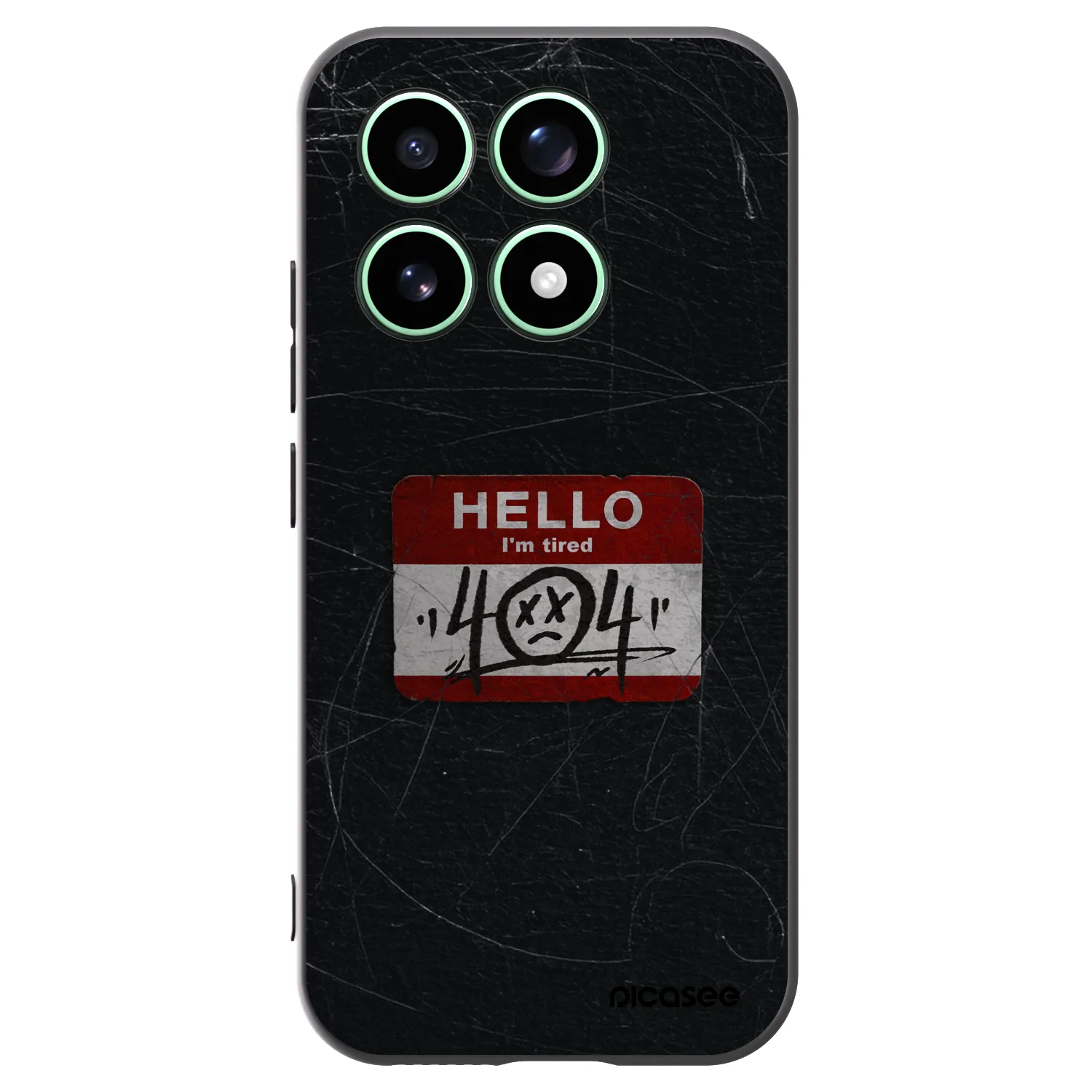 Picasee crna silikonska maskica za Xiaomi 17 - HELLO 404