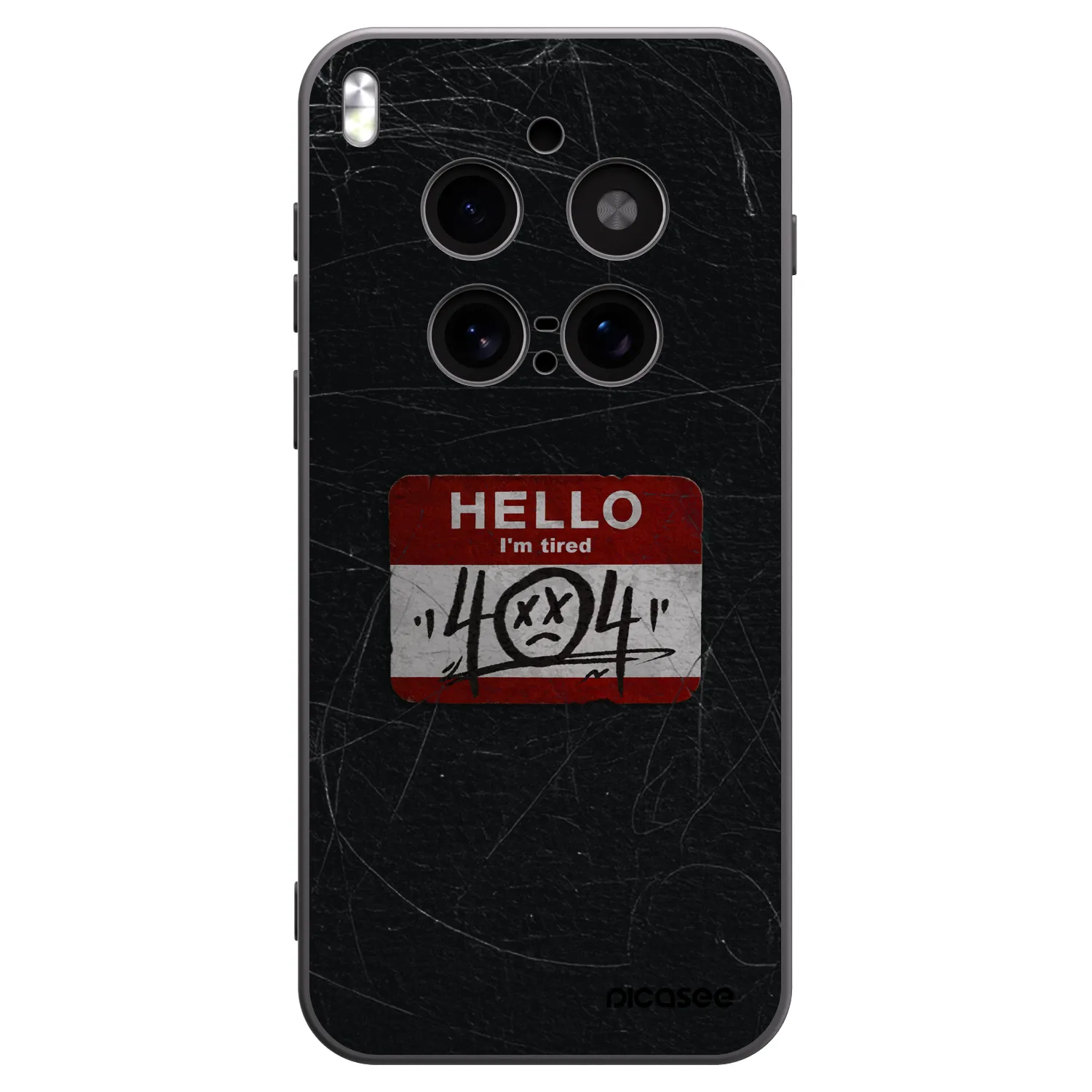 Picasee crna silikonska maskica za Vivo X300 Pro - HELLO 404