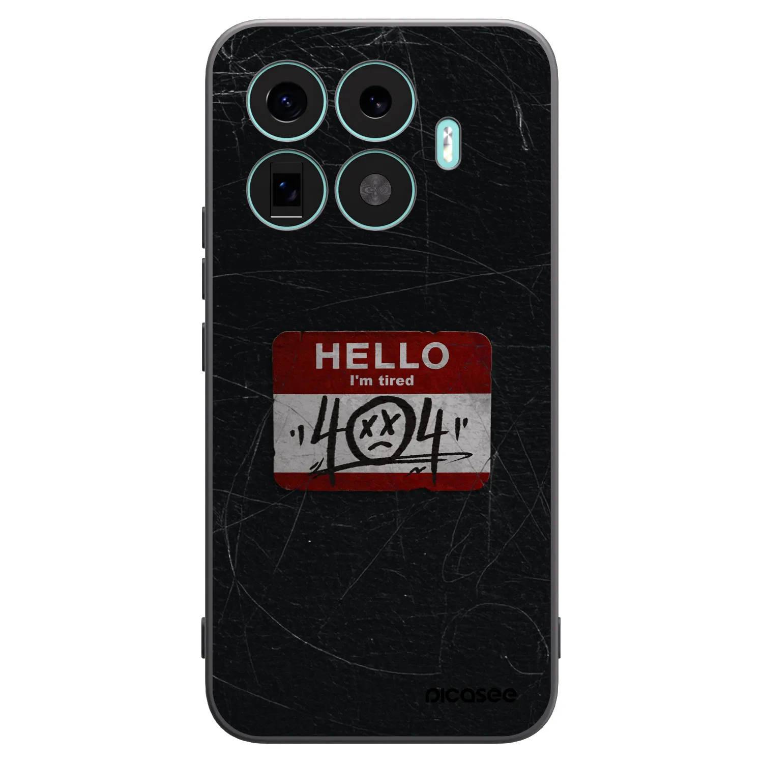 Picasee crna silikonska maskica za Xiaomi 17T Pro - HELLO 404