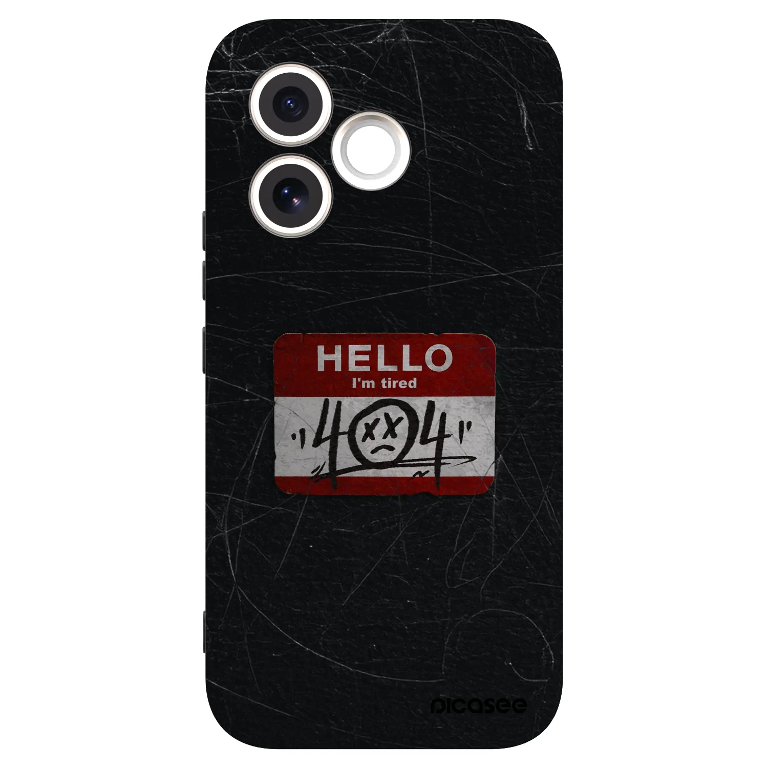 Picasee crna silikonska maskica za Honor 600 Lite - HELLO 404