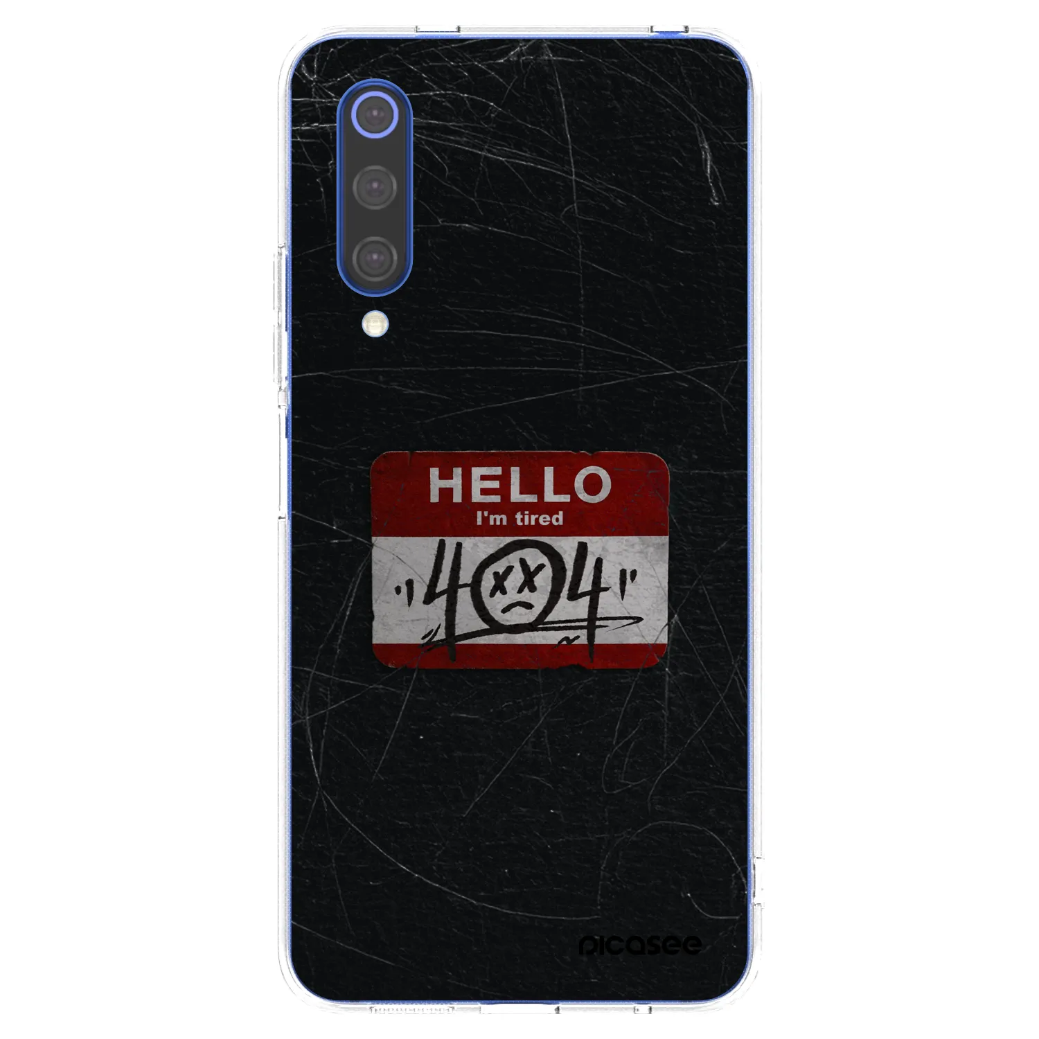 Picasee silikonska prozirna maskica za Xiaomi Mi 9 SE - HELLO 404