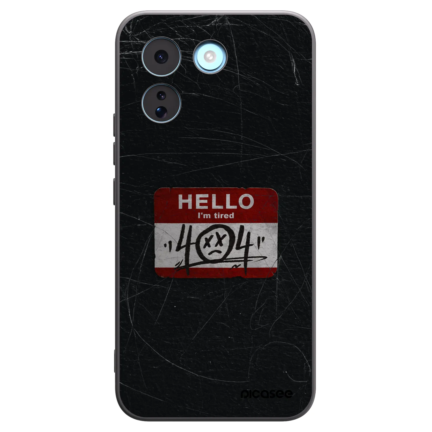 Picasee crna silikonska maskica za Xiaomi Redmi Note 17 Pro MAX 5G - HELLO 404