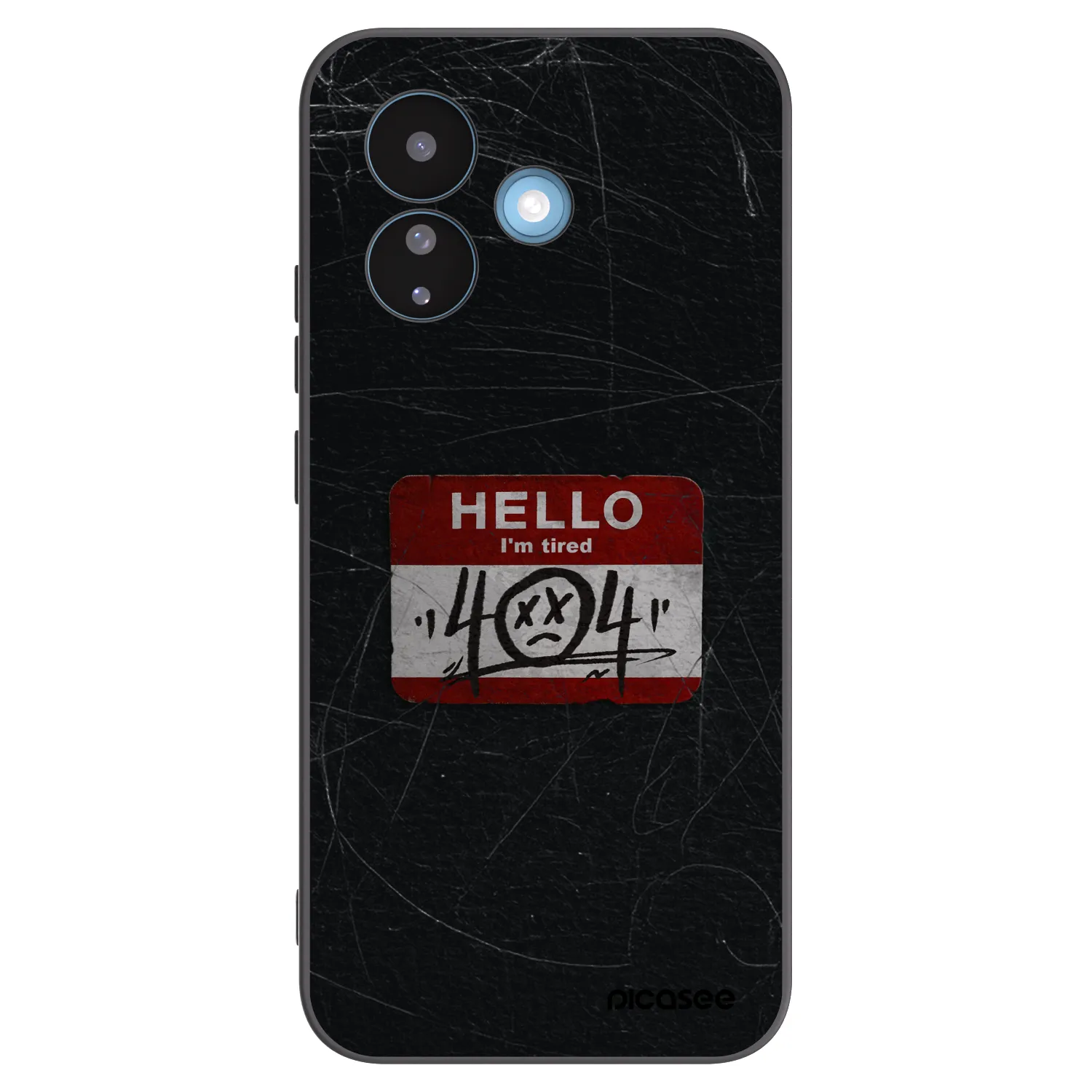 Picasee crna silikonska maskica za Xiaomi Redmi Note 17 Pro 5G - HELLO 404