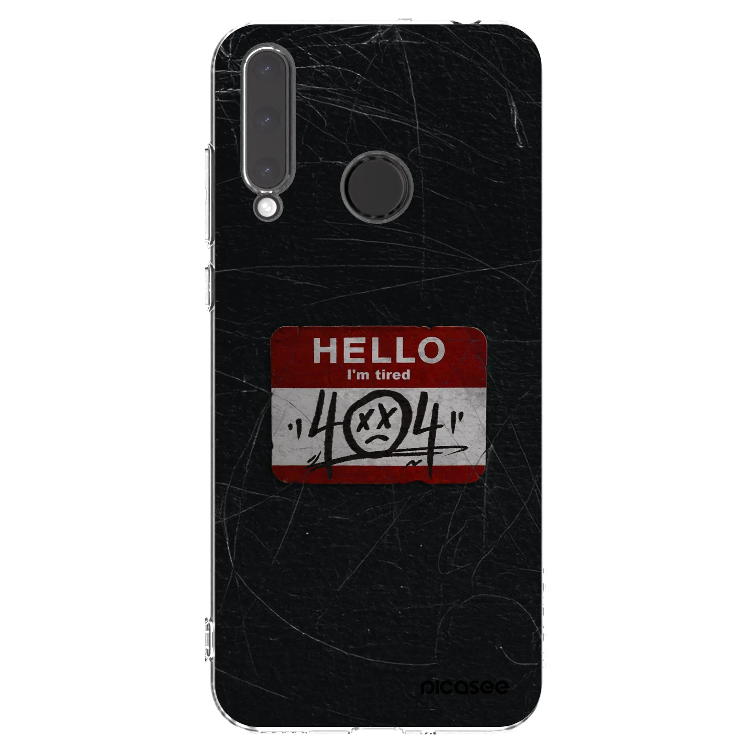 Picasee silikonska prozirna maskica za Honor 20 Lite - HELLO 404