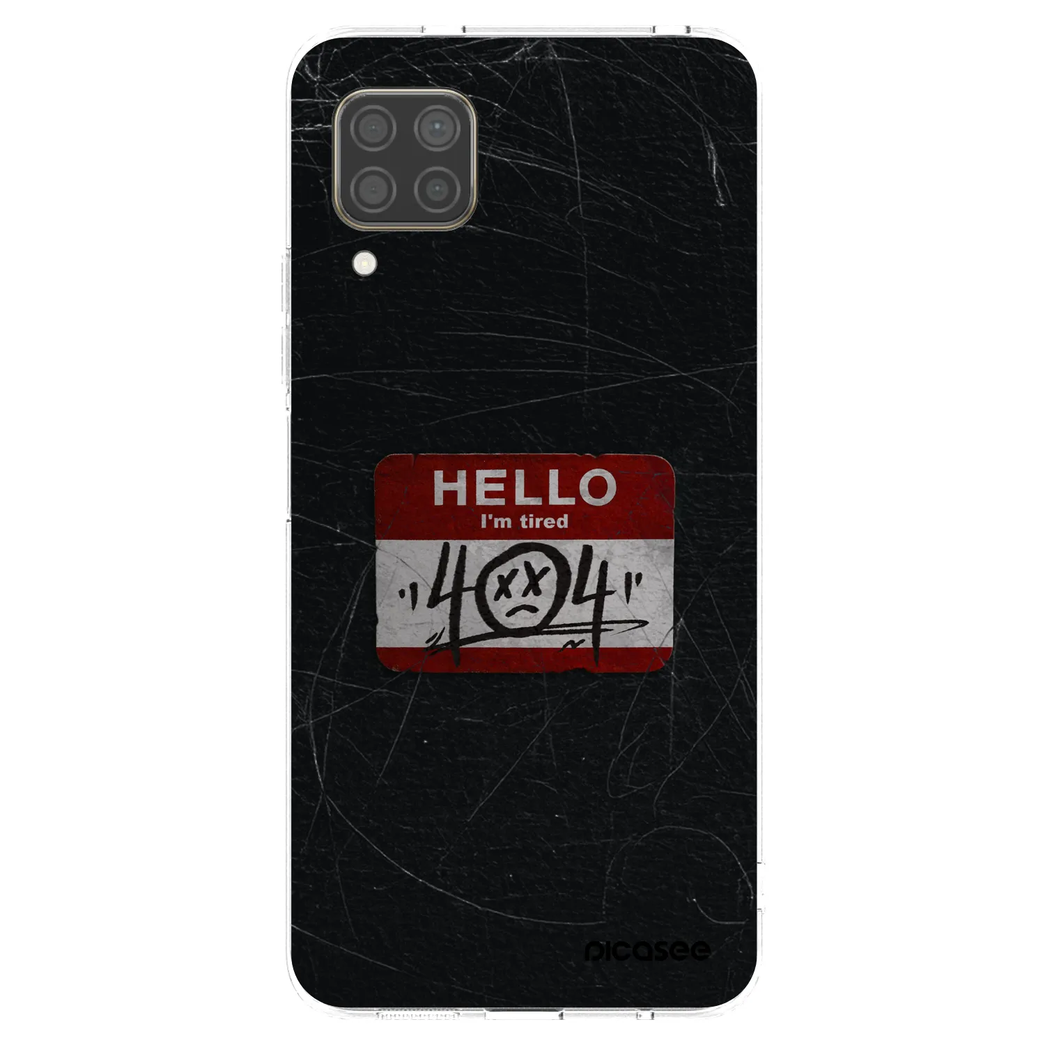 Picasee silikonska prozirna maskica za Huawei P40 Lite - HELLO 404