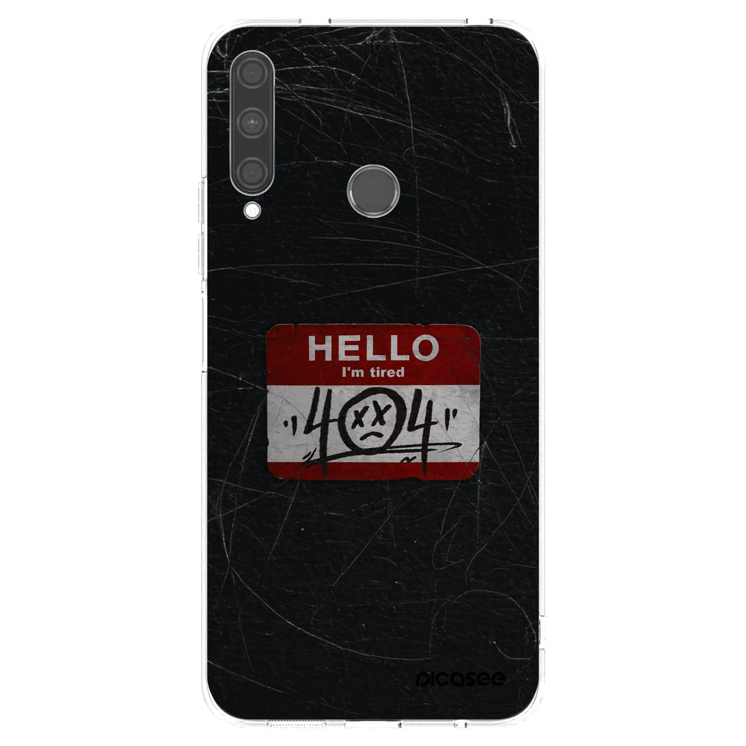 Picasee silikonska prozirna maskica za Huawei P40 Lite E - HELLO 404