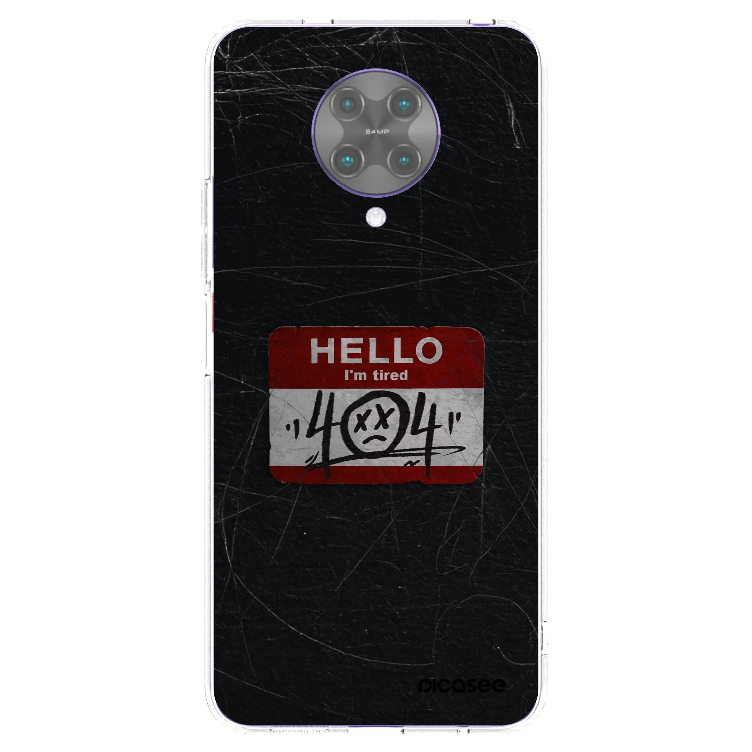 Picasee silikonska prozirna maskica za Xiaomi Poco F2 Pro - HELLO 404