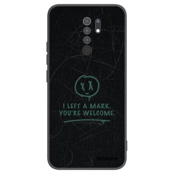 Picasee crna silikonska maskica za Xiaomi Redmi 9 - LEFT A MARK