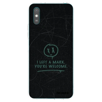 Picasee silikonska prozirna maskica za Xiaomi Redmi 9A - LEFT A MARK