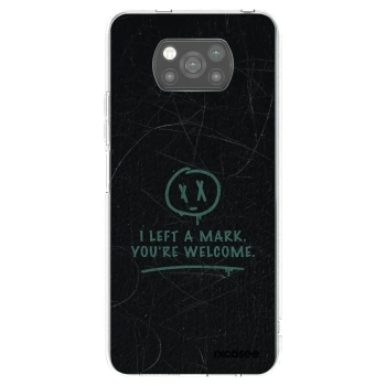 Picasee crna silikonska maskica za Xiaomi Poco X3 - LEFT A MARK