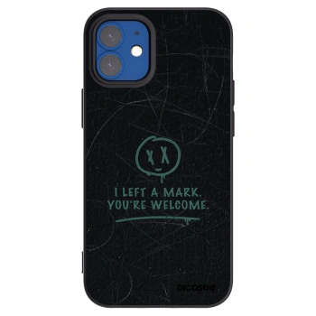 Picasee crna silikonska maskica za Apple iPhone 12 mini - LEFT A MARK