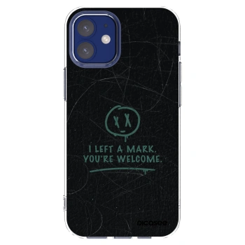 Picasee silikonska prozirna maskica za Apple iPhone 12 mini - LEFT A MARK